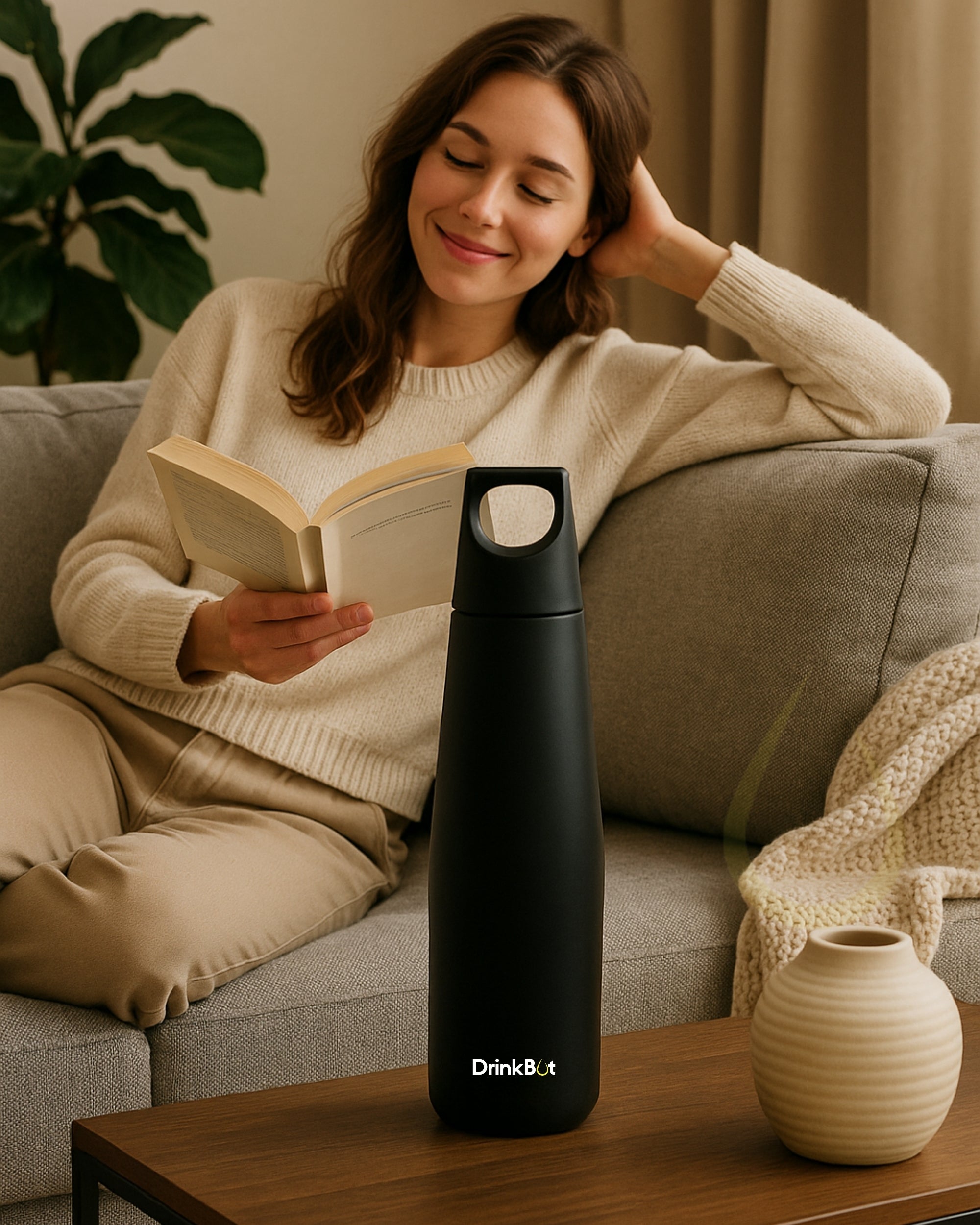 Drinkbot™ Myst Flask – 1080ml | 580ml | 316 Grade Stainless Insulated Steel | Hot & Cold, Leakproof, Lightweight & Tough