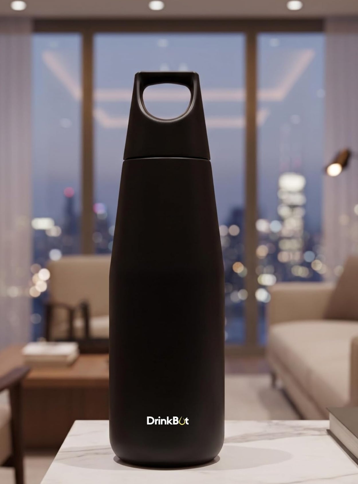 DrinkBot Myst Insulated Steel Water Bottle — 1080ml & 580ml | 316 Grade Steel | Leakproof | Matte Finish