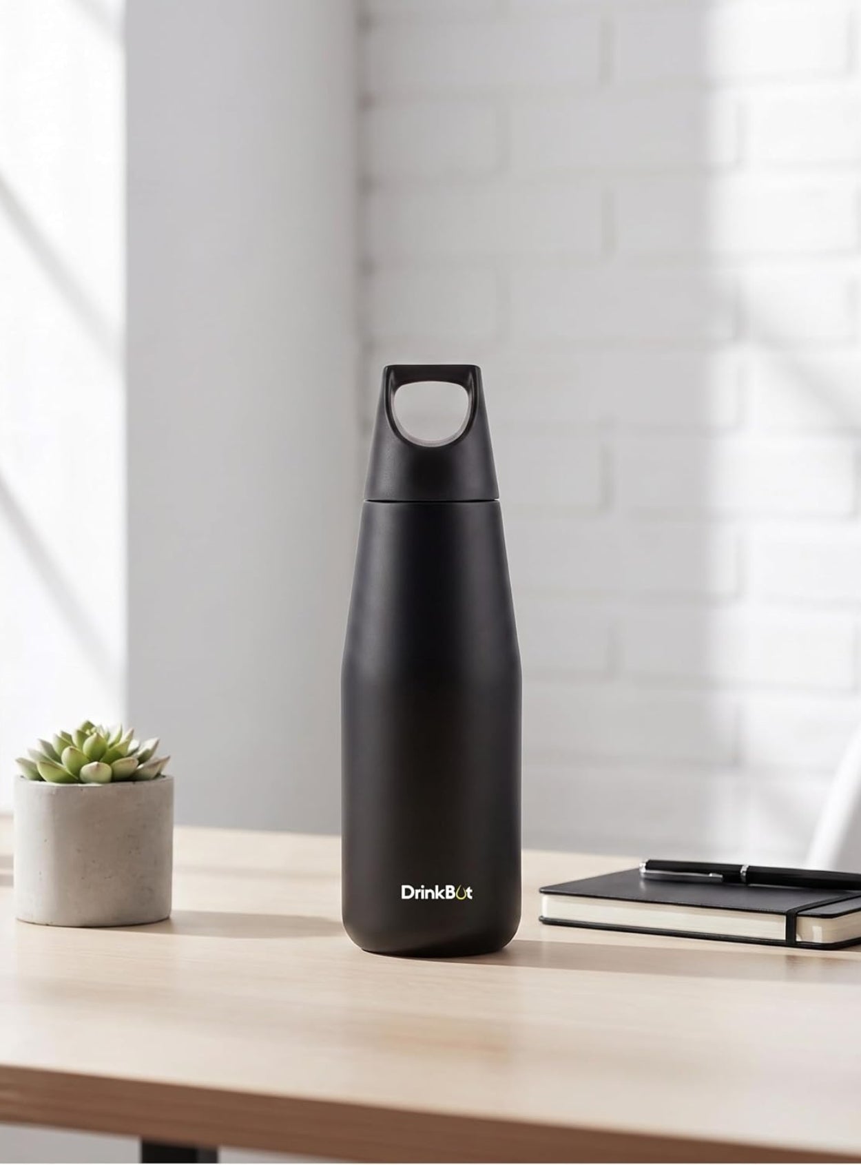 DrinkBot Myst Insulated Steel Water Bottle — 1080ml & 580ml | 316 Grade Steel | Leakproof | Matte Finish