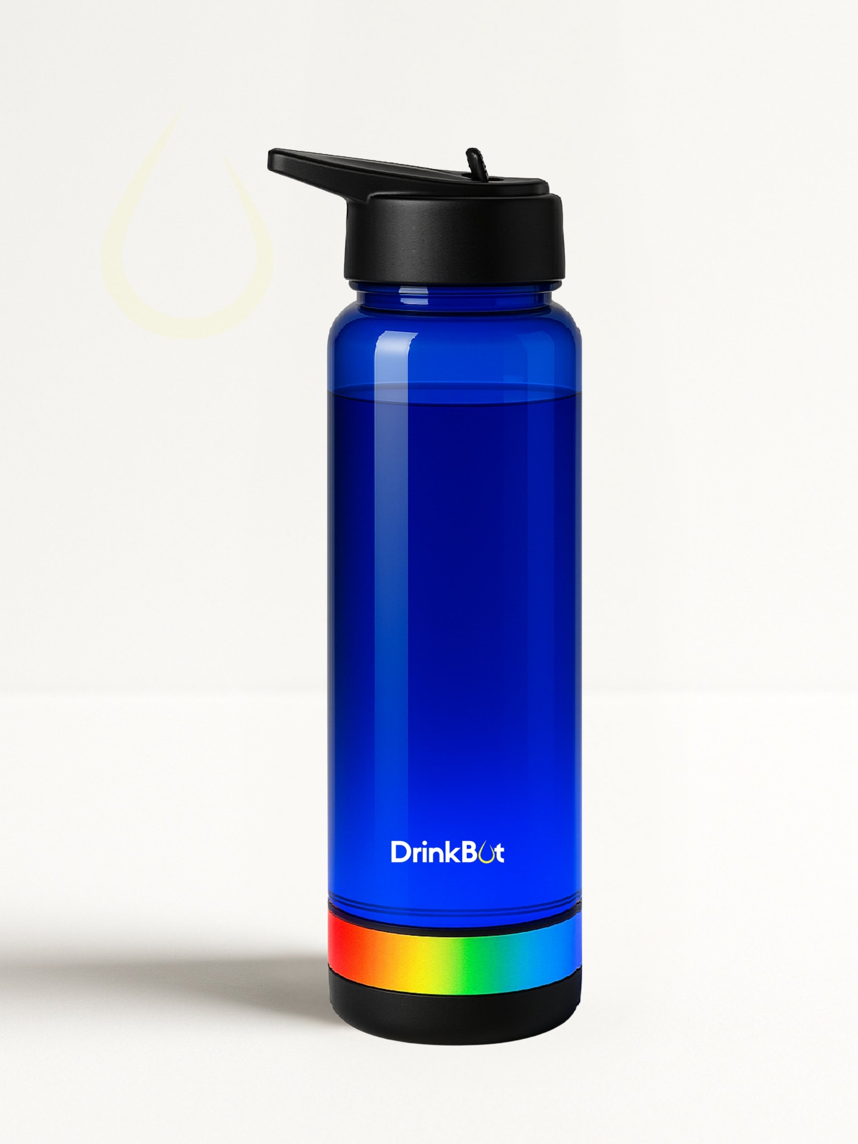 Drinkbot Smart Water Bottle 700/750 ml Water Bottle For Office| RGB Led Light Reminder To Drink|Durable,Leak Proof&Safe| Premium Bpa Free Material |Perfect For Gift,Travel,Gym,Yoga,Transparent