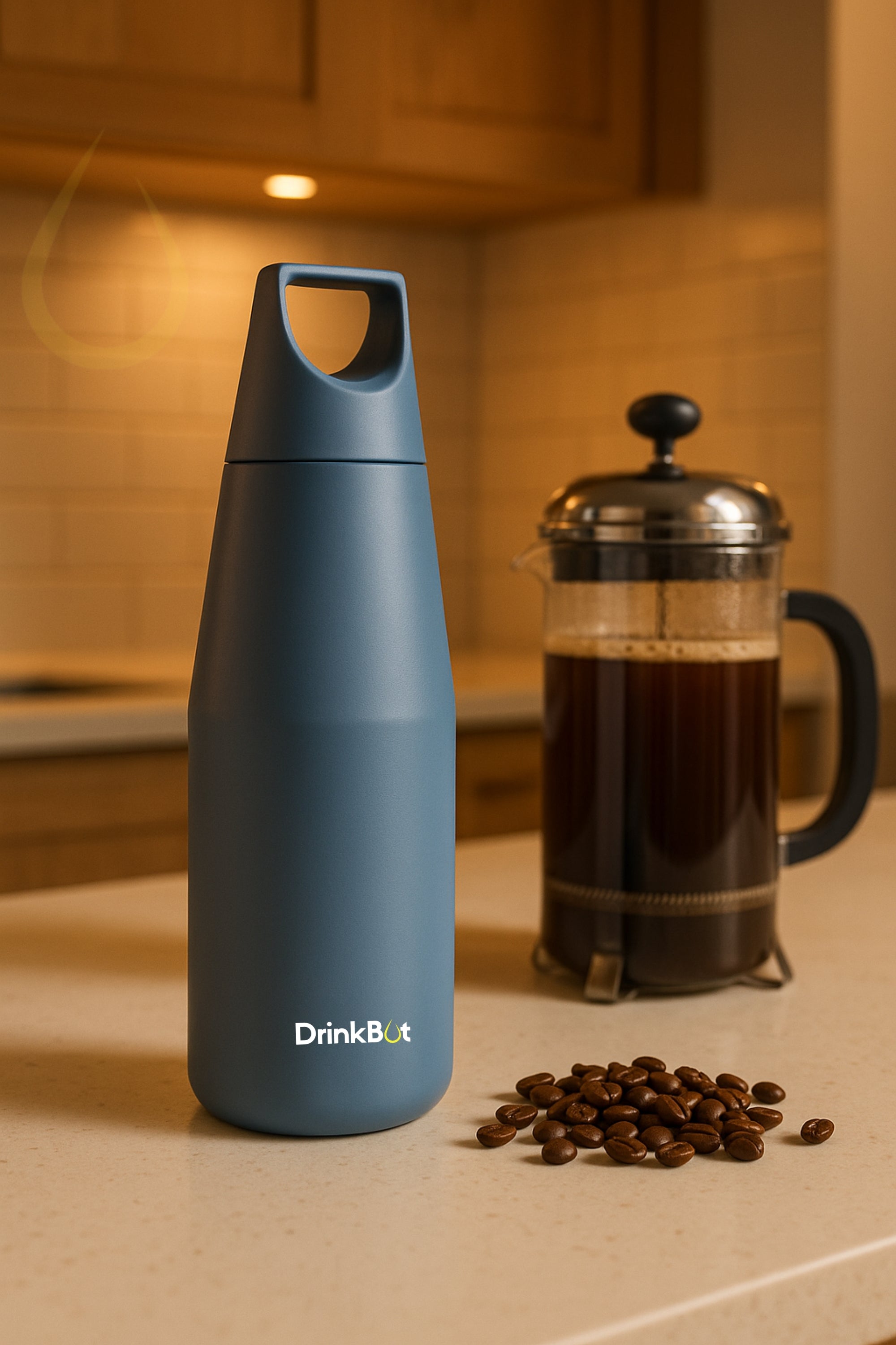 Drinkbot™ Myst Flask – 1080ml | 580ml | 316 Grade Stainless Insulated Steel | Hot & Cold, Leakproof, Lightweight & Tough