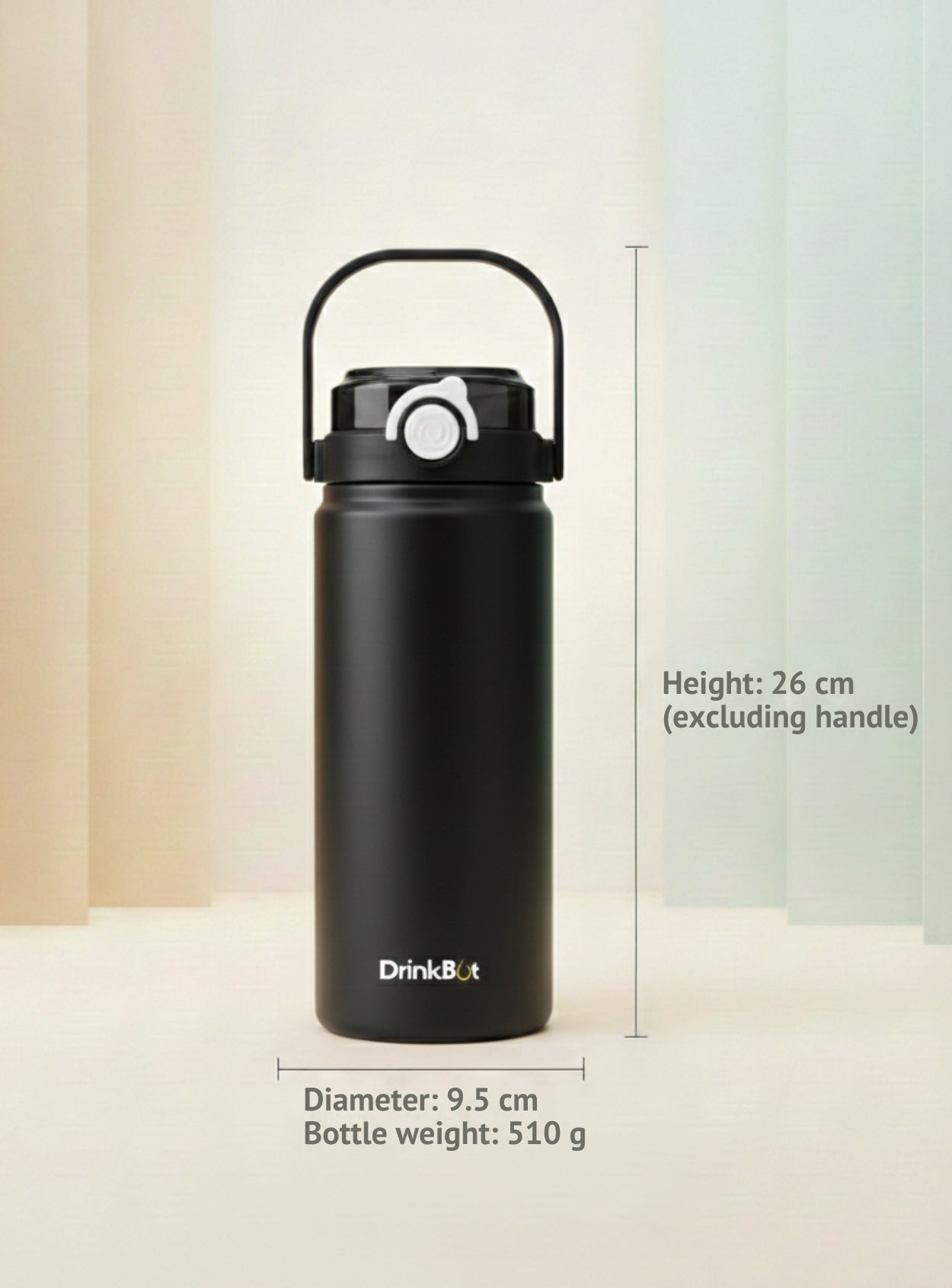 DrinkBot Nova | 1.2 Litre | 316 Grade | Stainless Steel Bottle