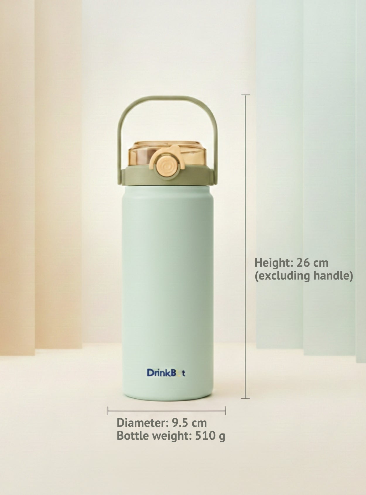 DrinkBot Nova | 1.2 Litre | 316 Grade | Stainless Steel Bottle