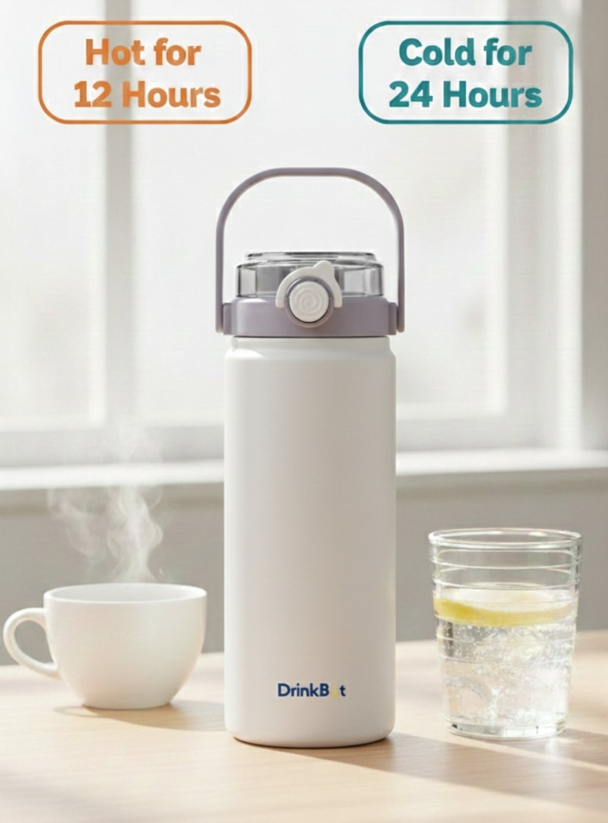 DrinkBot Nova | 1.2 Litre | 316 Grade | Stainless Steel Bottle