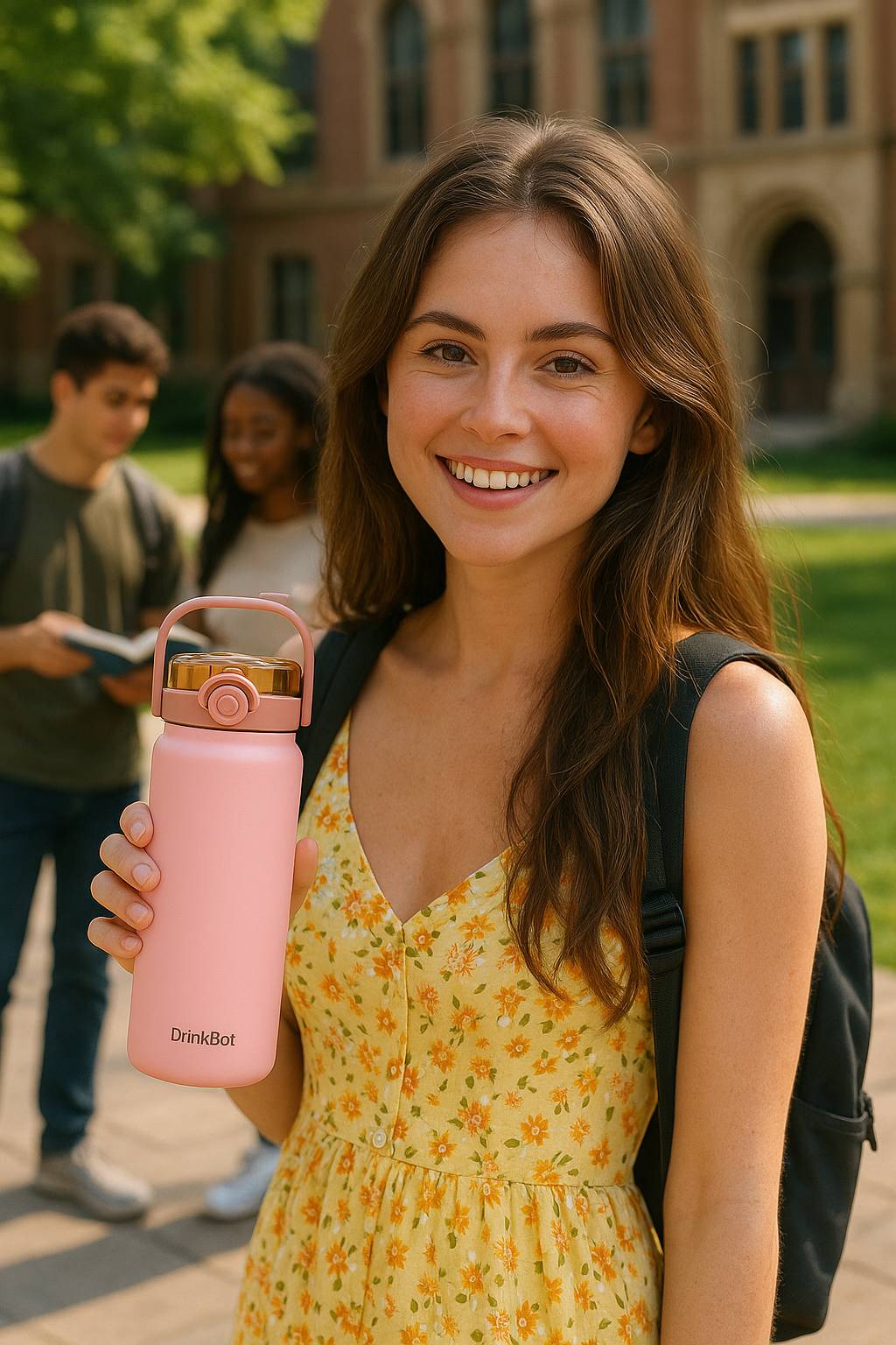 Drinkbot Nova | 1200 ml | 316 Grade Stainless Steel | Vacuum Insulated Water Bottle | Dual Access with Both Sip & Pour Lid | Thermos Hot & Cold | Water Bottle for Office, School, Gym and and Outdoor