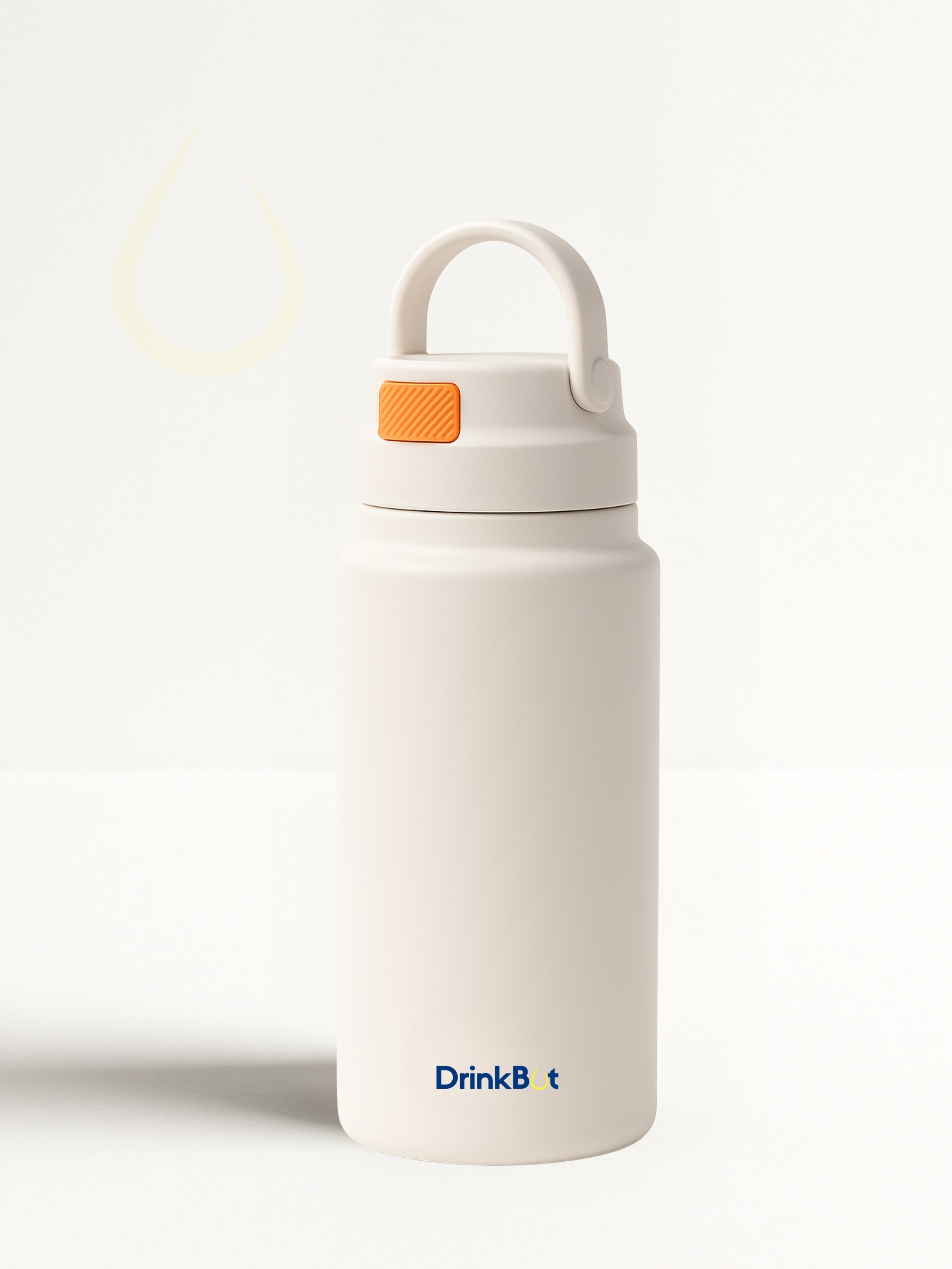 Drinkbot Luna | The Ultimate Recycled Stainless Steel Eco-Friendly & Reusable Water Bottle Ideal for School, Outdoor, Gym, Home, and Office Use - Leak Proof and BPA-Free, PVC Free - 800ml