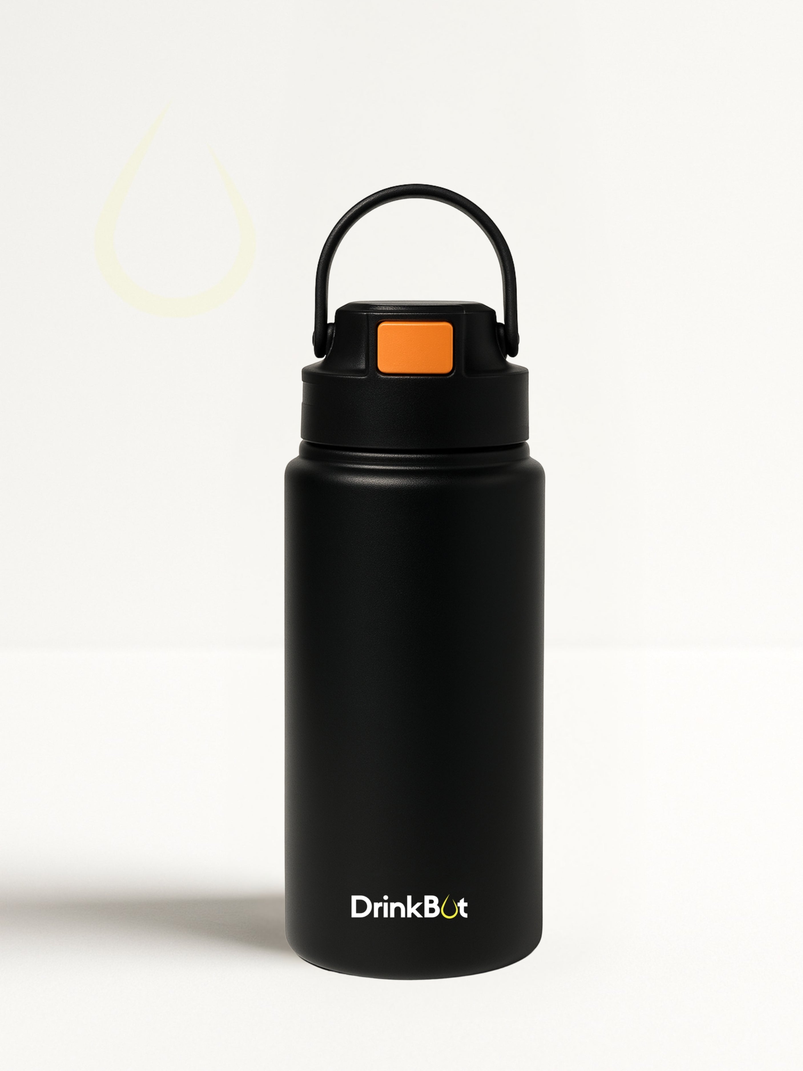 Drinkbot Luna | The Ultimate Recycled Stainless Steel Eco-Friendly & Reusable Water Bottle Ideal for School, Outdoor, Gym, Home, and Office Use - Leak Proof and BPA-Free, PVC Free - 800ml