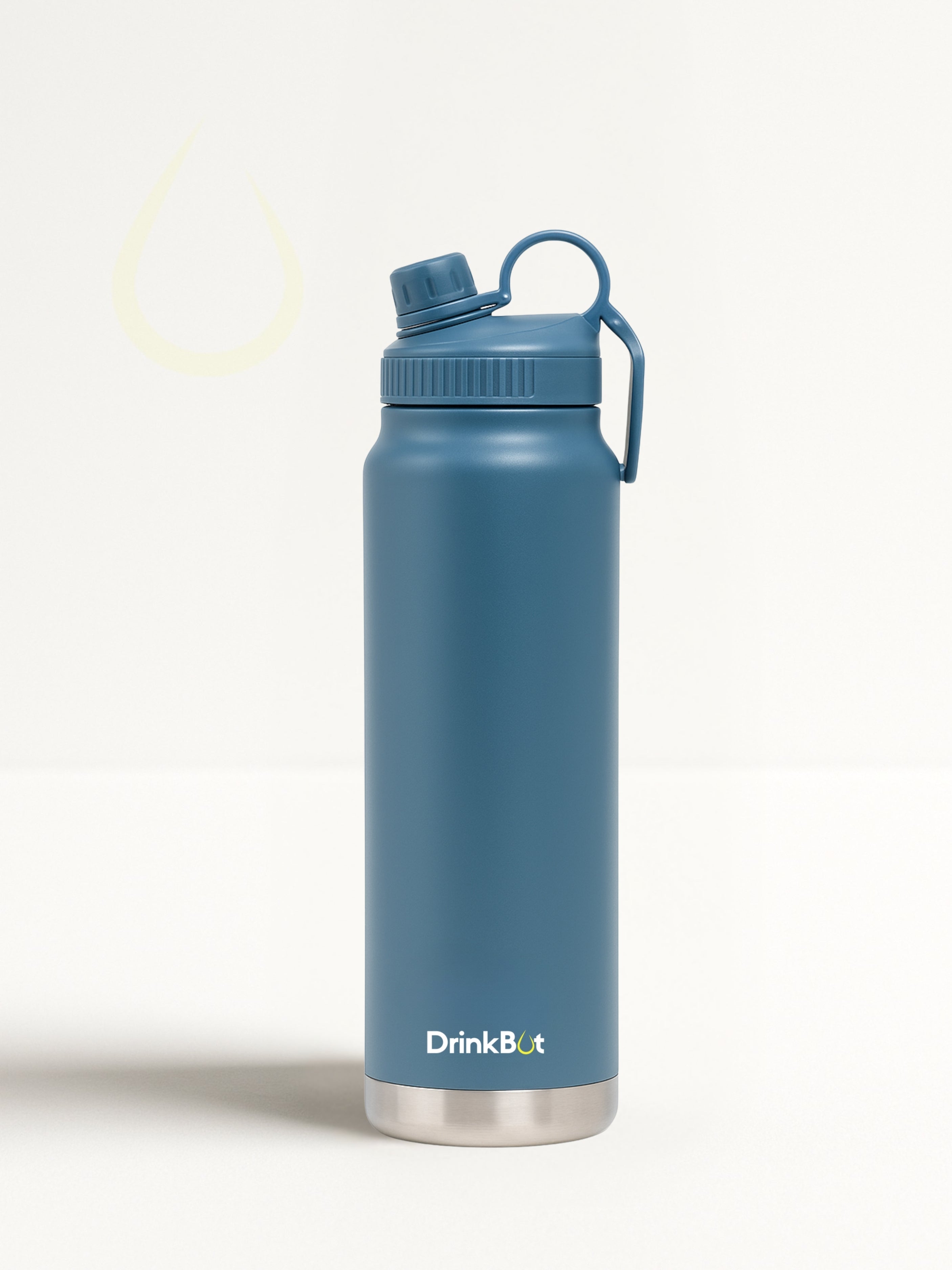 Drinkbot Comet | Stainless Steel Insulated Water Bottle – 750ml | Hot & Cold Thermos with Flip Cap & Straw | BPA-Free, Leak-Proof, Double-Wall Vacuum Flask for Office, Gym, and Travel