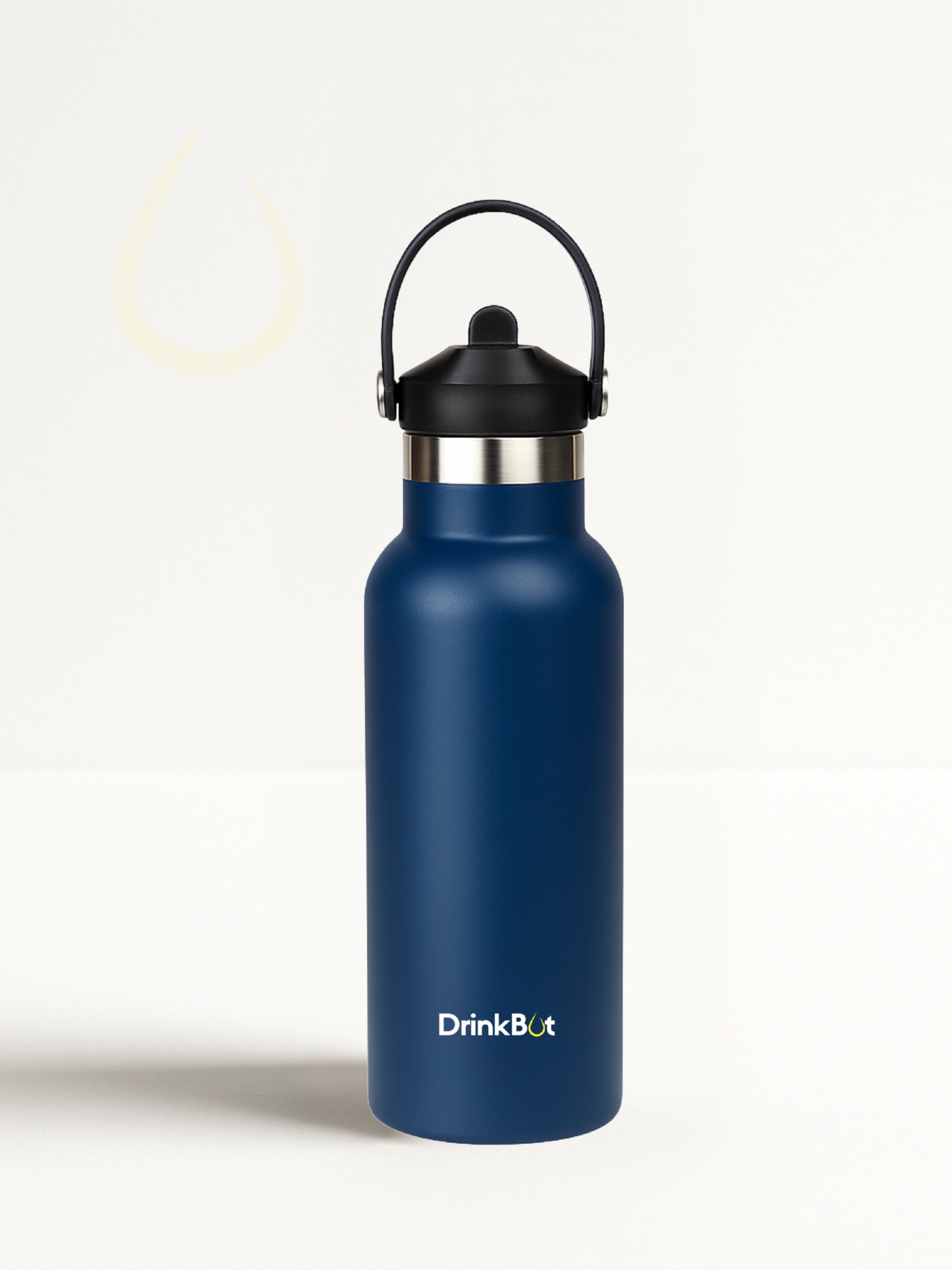 DrinkBot Breeze Kids  Sipper Bottle | 24hr Hot & Cold | 304 Steel, Double Wall | BPA-Free, Leak & Rust-Proof | Ideal for School, Sports & Travel