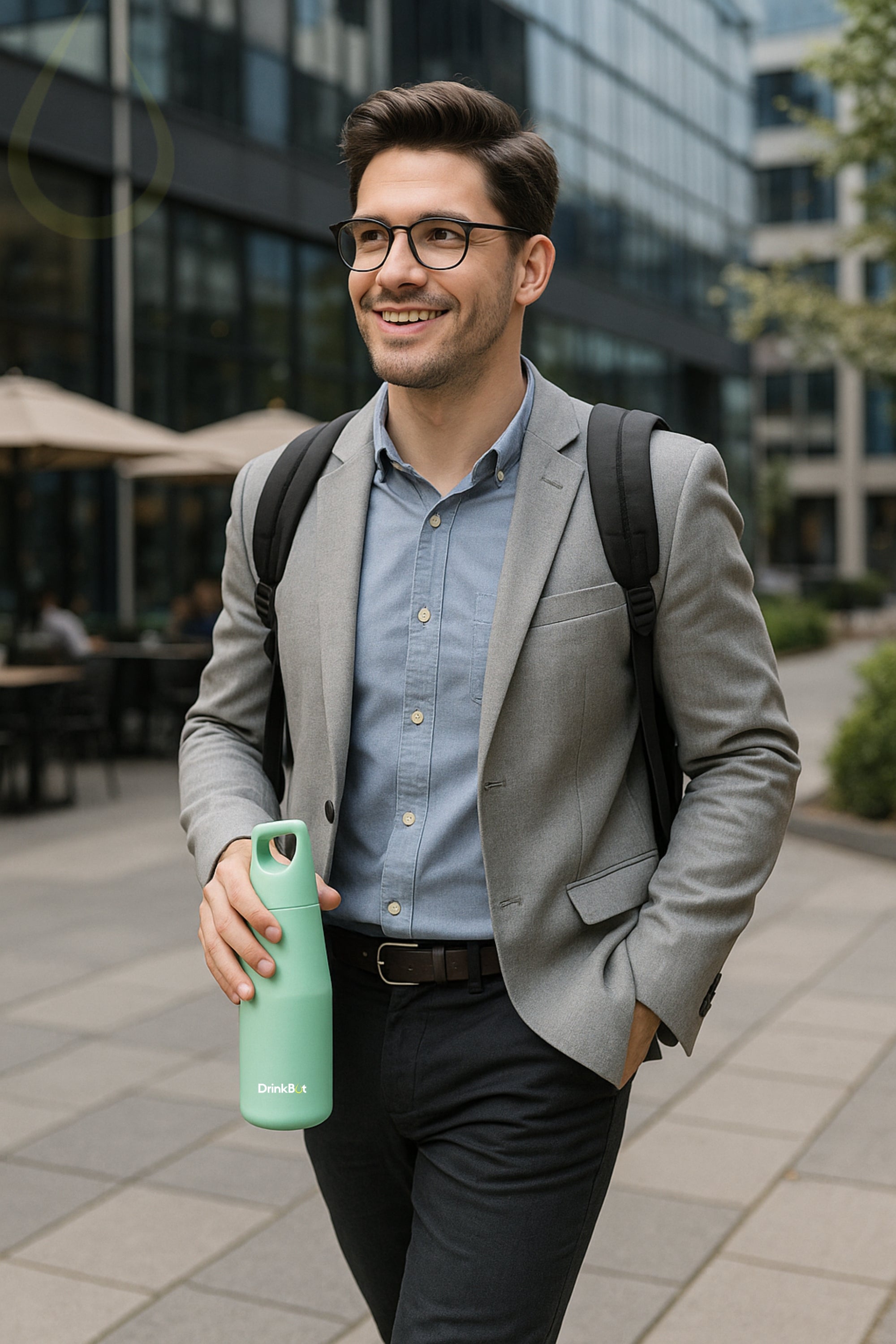 Drinkbot™ Myst Flask – 1080ml | 580ml | 316 Grade Stainless Insulated Steel | Hot & Cold, Leakproof, Lightweight & Tough