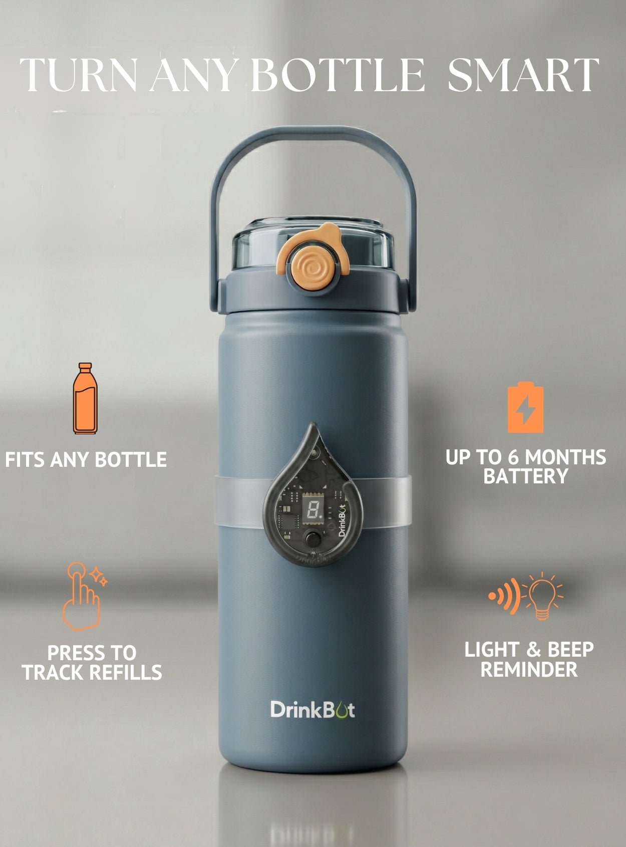 DrinkBot Smart Hydration Reminder Band