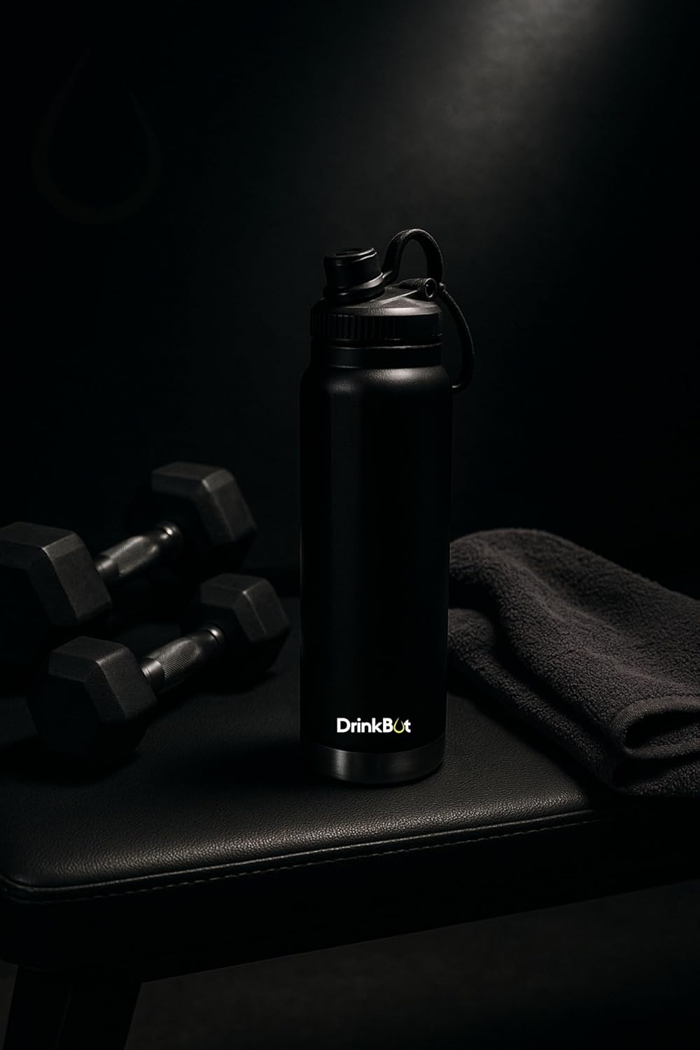 Drinkbot Comet | Stainless Steel Insulated Water Bottle – 750ml | Hot & Cold Thermos with Flip Cap & Straw | BPA-Free, Leak-Proof, Double-Wall Vacuum Flask for Office, Gym, and Travel