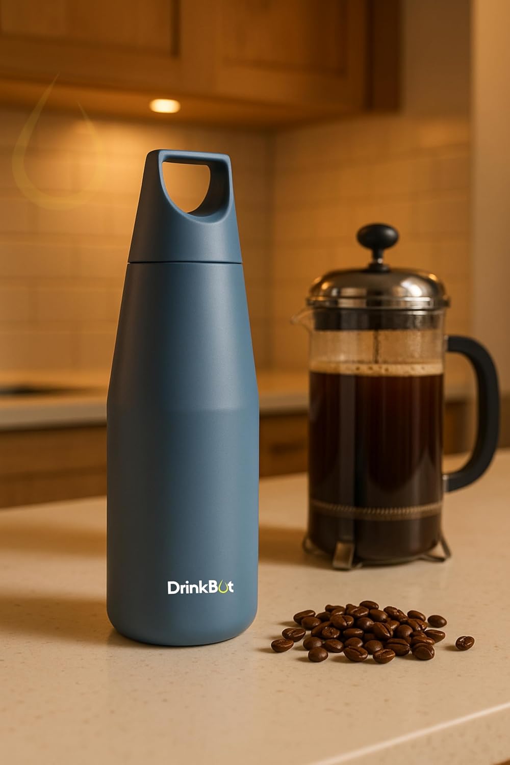 Drinkbot™ Myst Flask – 1080ml | 580ml | 316 Grade Stainless Insulated Steel | Hot & Cold, Leakproof, Lightweight & Tough