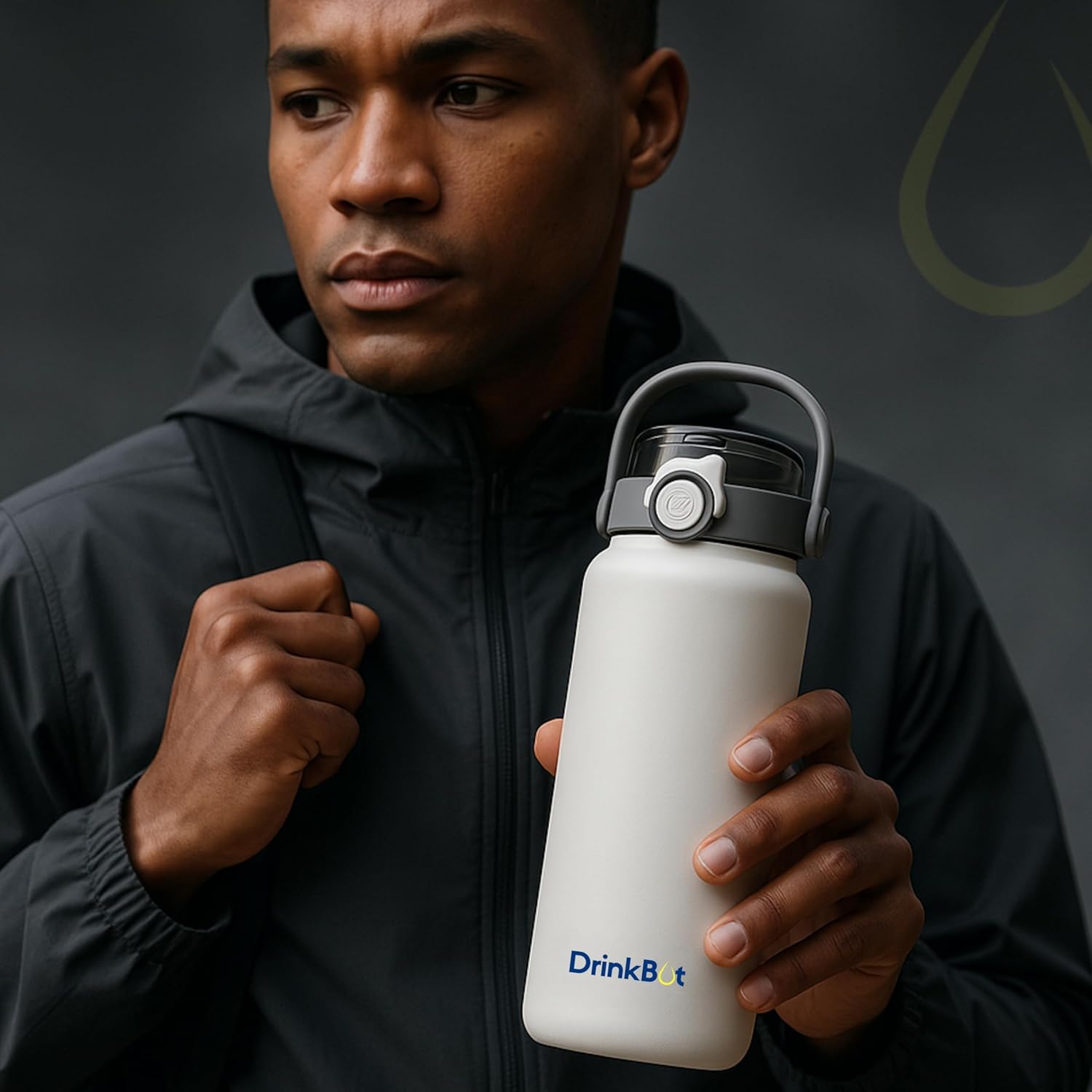 Drinkbot Nova | 1200 ml | 316 Grade Stainless Steel | Vacuum Insulated Water Bottle | Dual Access with Both Sip & Pour Lid | Thermos Hot & Cold | Water Bottle for Office, School, Gym and and Outdoor