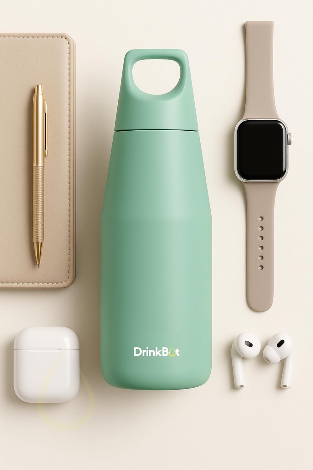 Drinkbot™ Myst Flask – 1080ml | 580ml | 316 Grade Stainless Insulated Steel | Hot & Cold, Leakproof, Lightweight & Tough