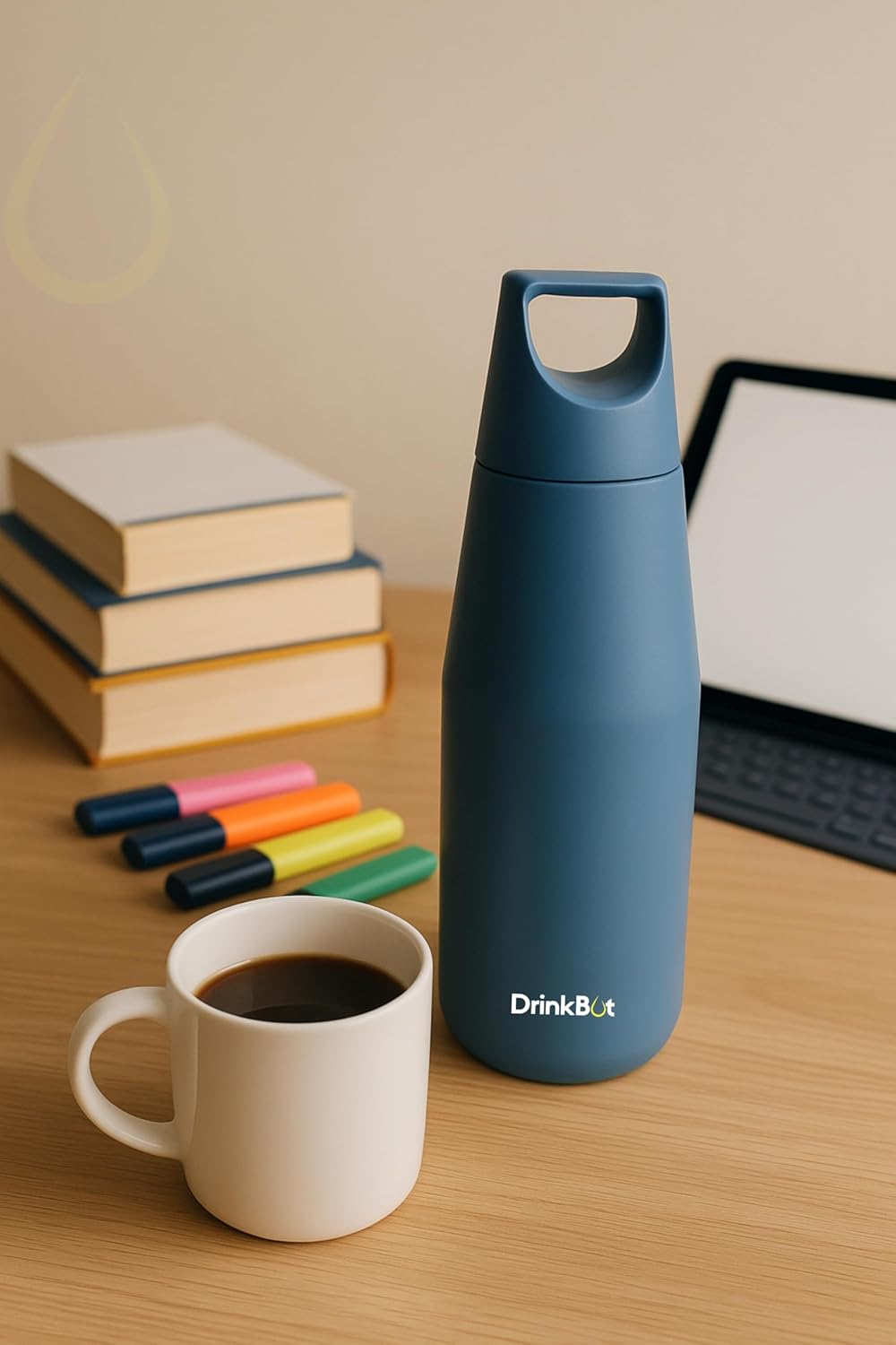 Drinkbot™ Myst Flask – 1080ml | 580ml | 316 Grade Stainless Insulated Steel | Hot & Cold, Leakproof, Lightweight & Tough