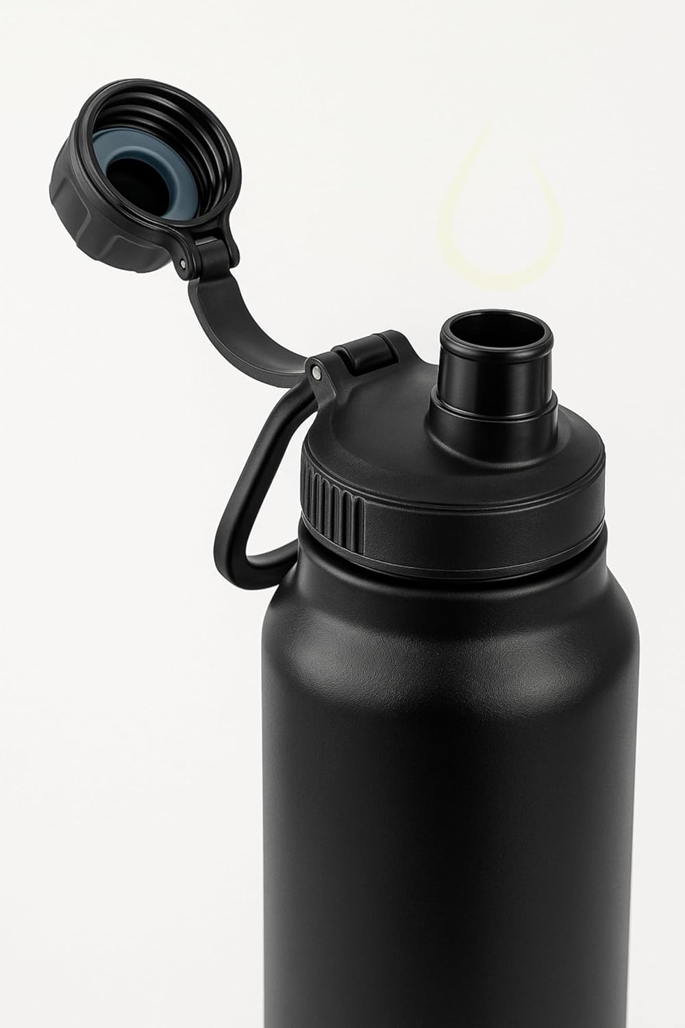 Drinkbot Comet | Stainless Steel Insulated Water Bottle – 750ml | Hot & Cold Thermos with Flip Cap & Straw | BPA-Free, Leak-Proof, Double-Wall Vacuum Flask for Office, Gym, and Travel