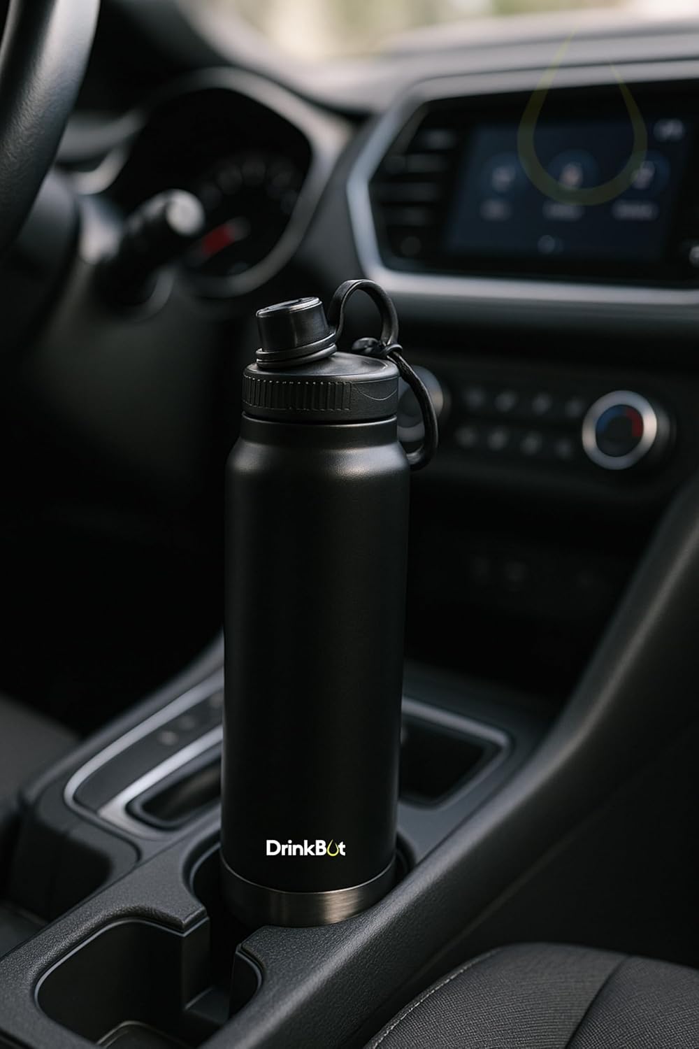 Drinkbot Comet | Stainless Steel Insulated Water Bottle – 750ml | Hot & Cold Thermos with Flip Cap & Straw | BPA-Free, Leak-Proof, Double-Wall Vacuum Flask for Office, Gym, and Travel