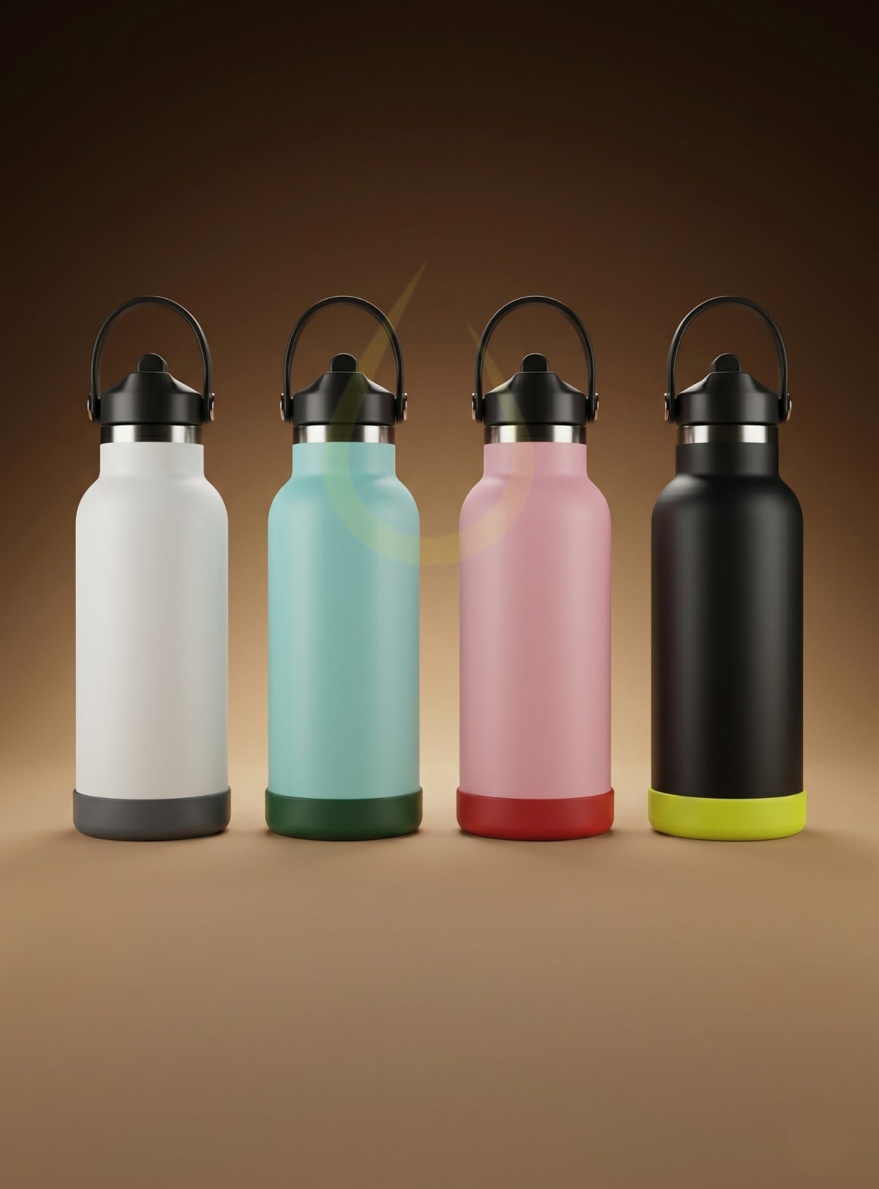 Silicone Bottle Bumper | Protective Bottom Sleeve | Fits Water Bottles 7cm–8cm Diameter