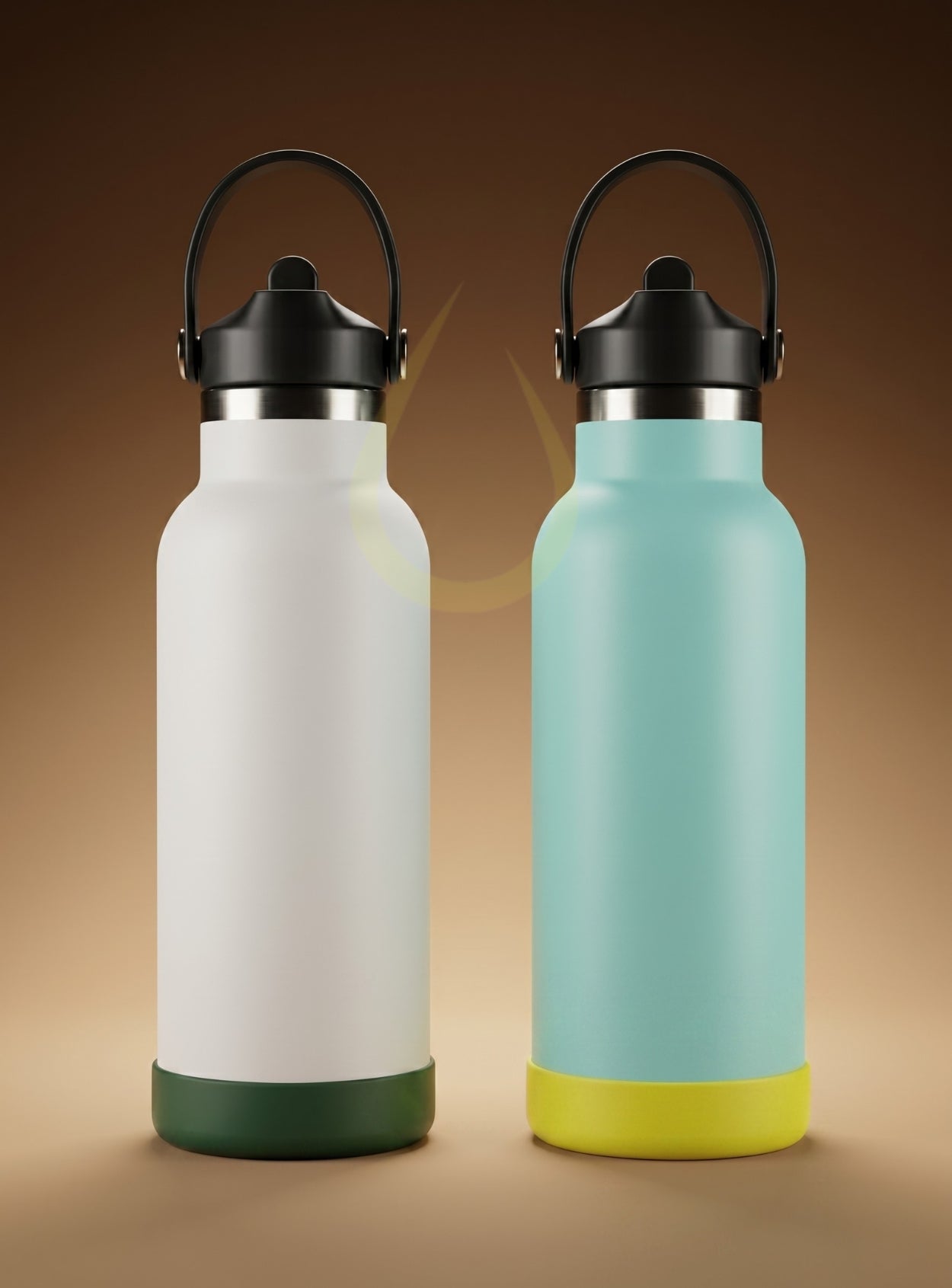 Silicone Bottle Bumper | Protective Bottom Sleeve | Fits Water Bottles 7cm–8cm Diameter