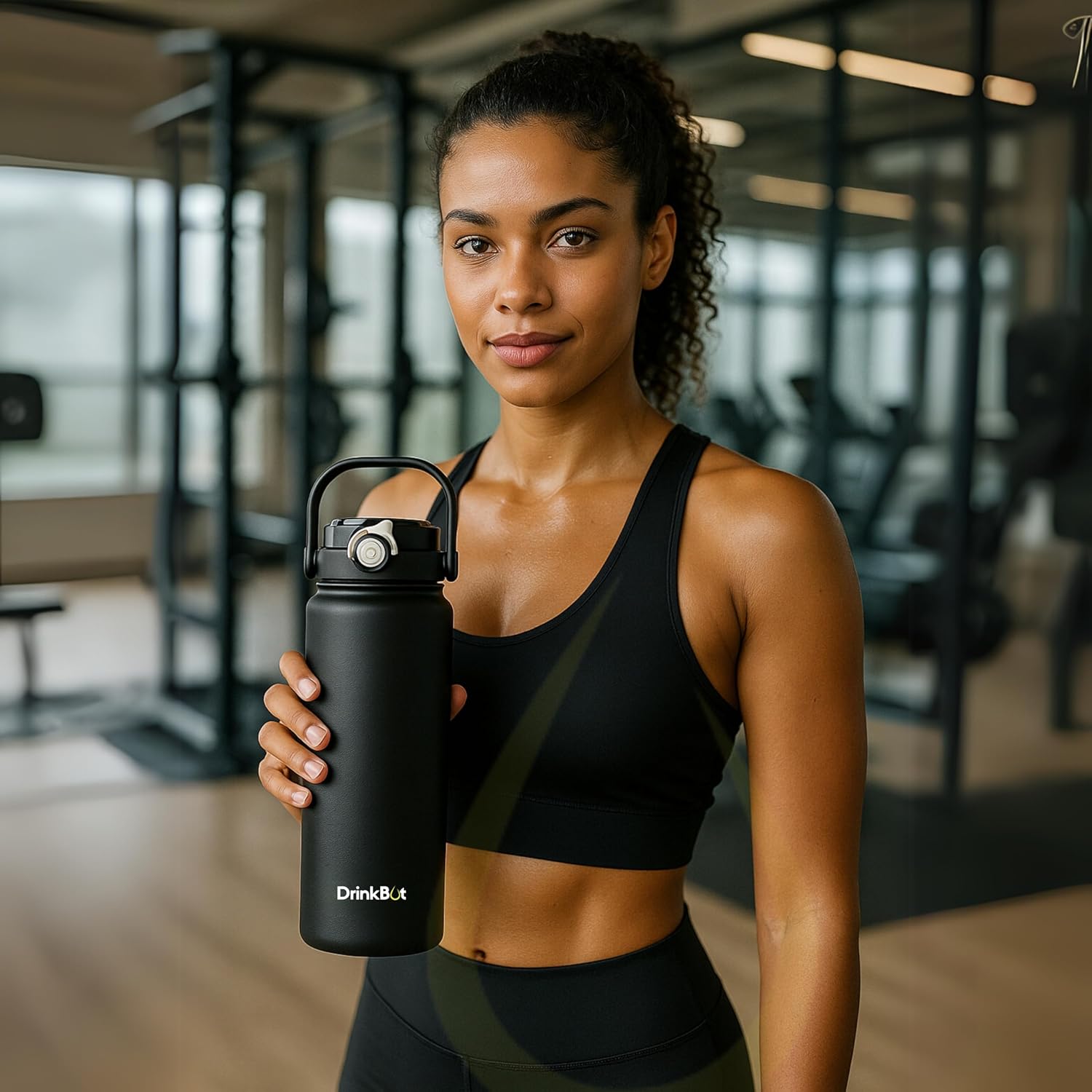 Drinkbot Nova | 1200 ml | 316 Grade Stainless Steel | Vacuum Insulated Water Bottle | Dual Access with Both Sip & Pour Lid | Thermos Hot & Cold | Water Bottle for Office, School, Gym and and Outdoor