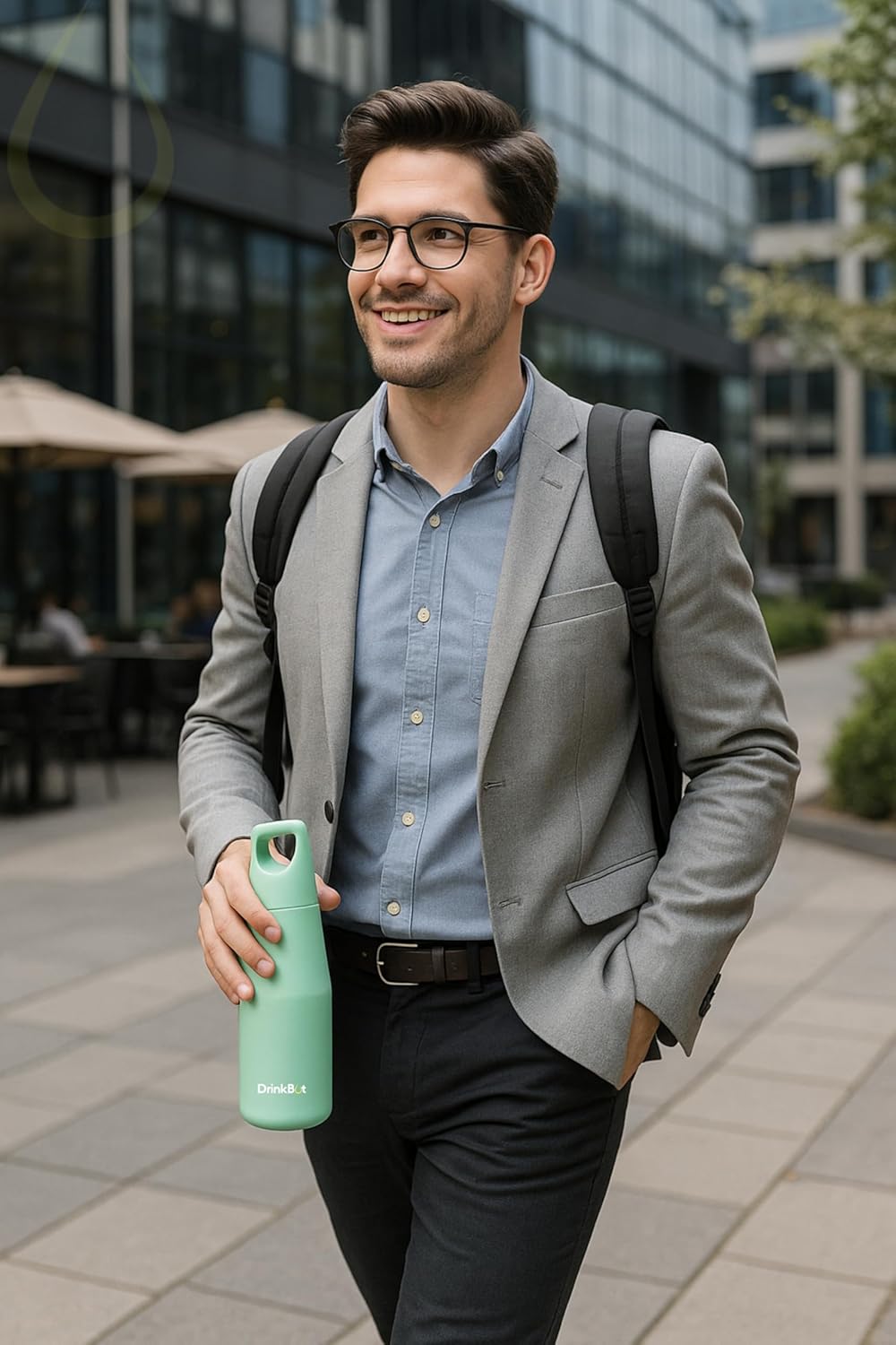 Drinkbot™ Myst Flask – 1080ml | 580ml | 316 Grade Stainless Insulated Steel | Hot & Cold, Leakproof, Lightweight & Tough