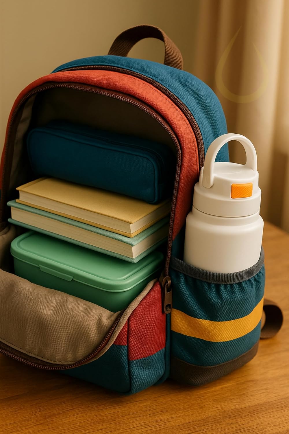 Drinkbot Luna | The Ultimate Recycled Stainless Steel Eco-Friendly & Reusable Water Bottle Ideal for School, Outdoor, Gym, Home, and Office Use - Leak Proof and BPA-Free, PVC Free - 800ml