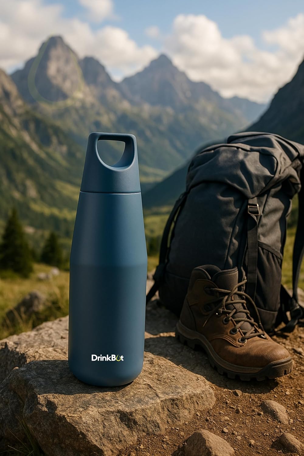 Drinkbot™ Myst Flask – 1080ml | 580ml | 316 Grade Stainless Insulated Steel | Hot & Cold, Leakproof, Lightweight & Tough