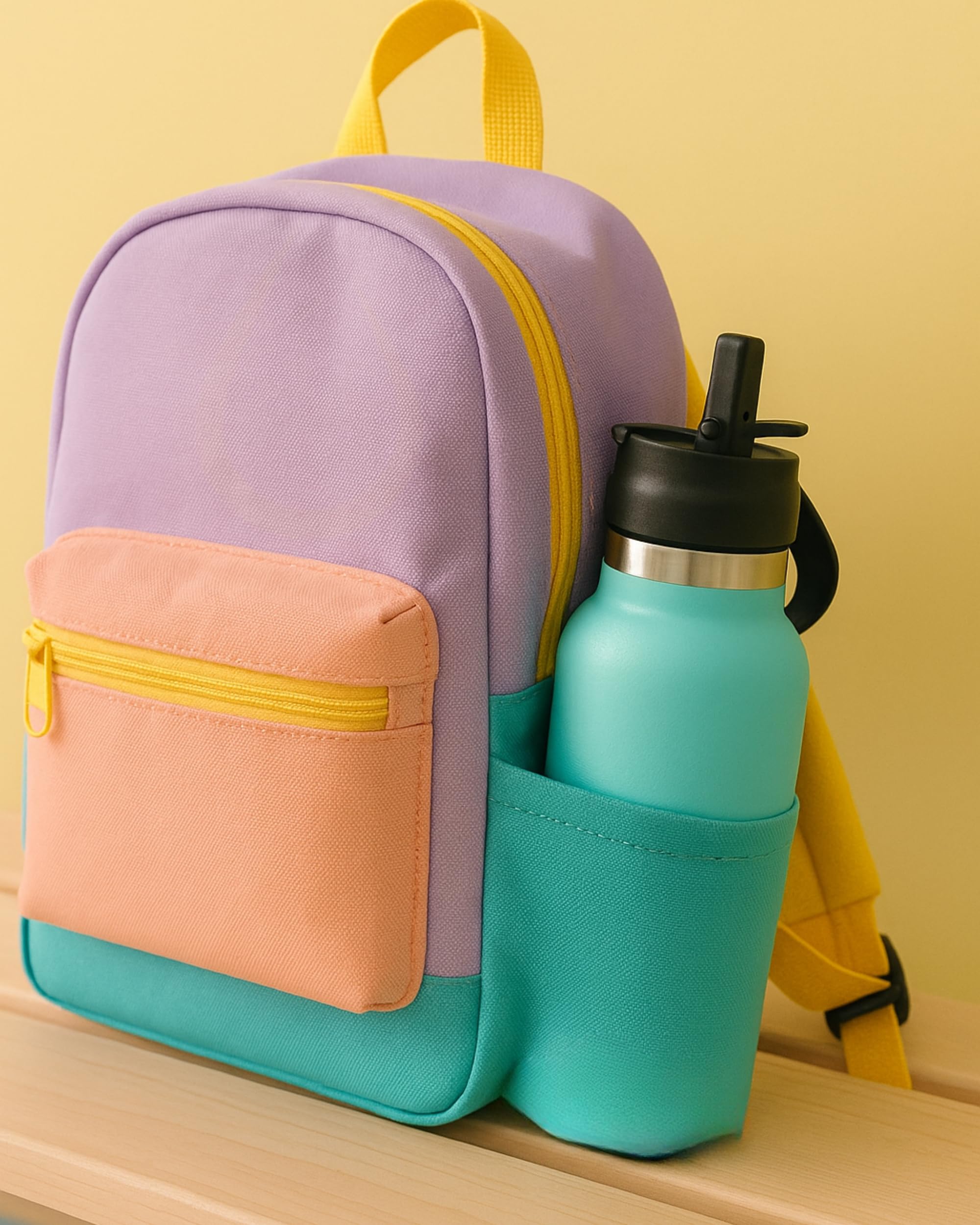 DrinkBot Breeze Kids  Sipper Bottle | 24hr Hot & Cold | 304 Steel, Double Wall | BPA-Free, Leak & Rust-Proof | Ideal for School, Sports & Travel