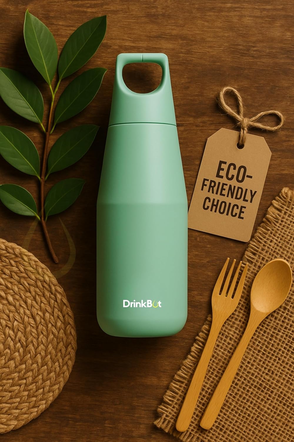 Drinkbot™ Myst Flask – 1080ml | 580ml | 316 Grade Stainless Insulated Steel | Hot & Cold, Leakproof, Lightweight & Tough