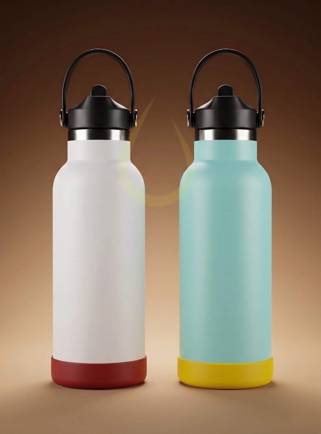 Silicone Bottle Bumper | Protective Bottom Sleeve | Fits Water Bottles 7cm–8cm Diameter