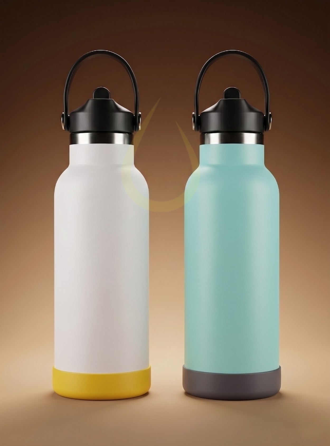Silicone Bottle Bumper | Protective Bottom Sleeve | Fits Water Bottles 7cm–8cm Diameter
