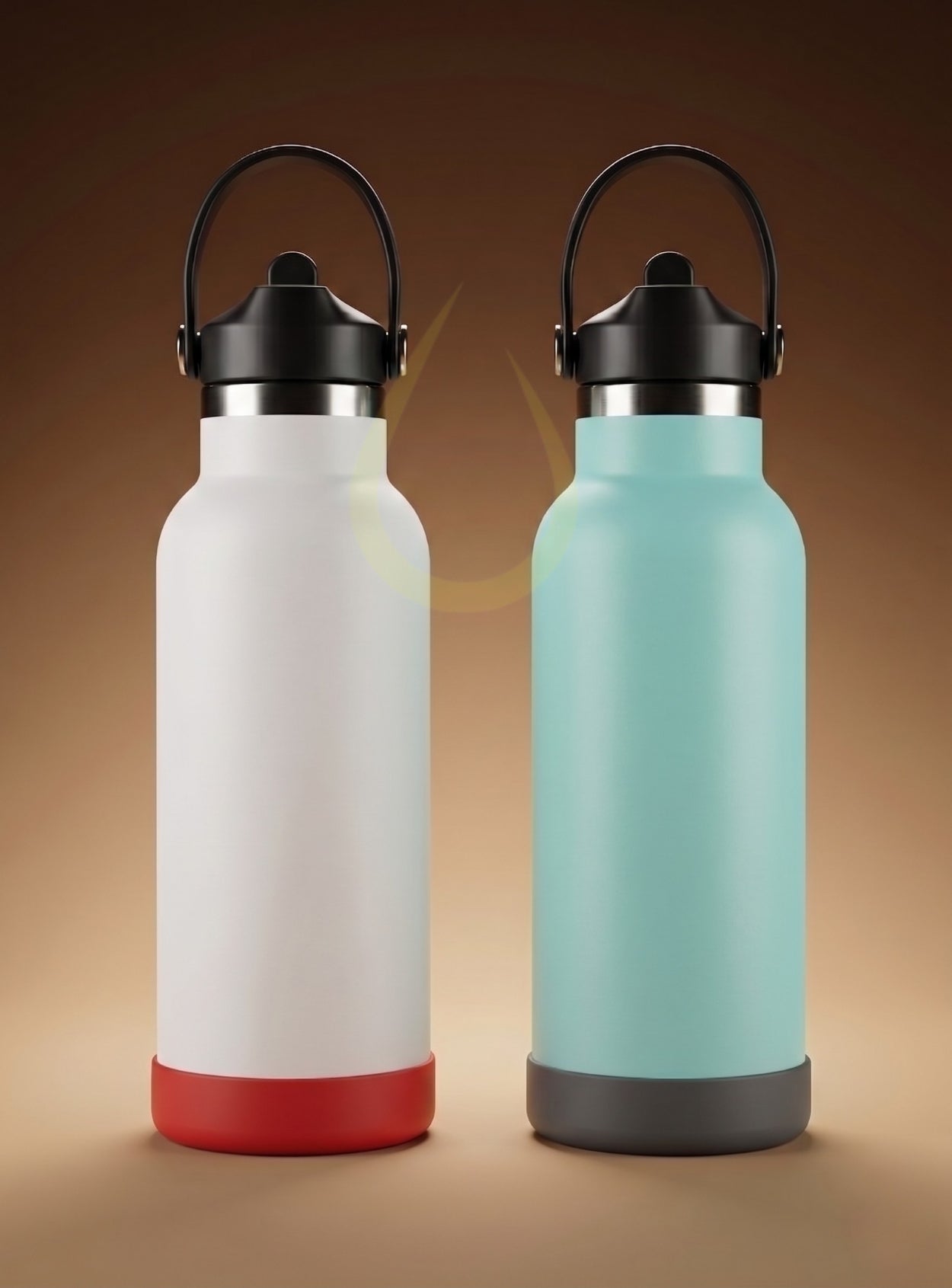 Silicone Bottle Bumper | Protective Bottom Sleeve | Fits Water Bottles 7cm–8cm Diameter