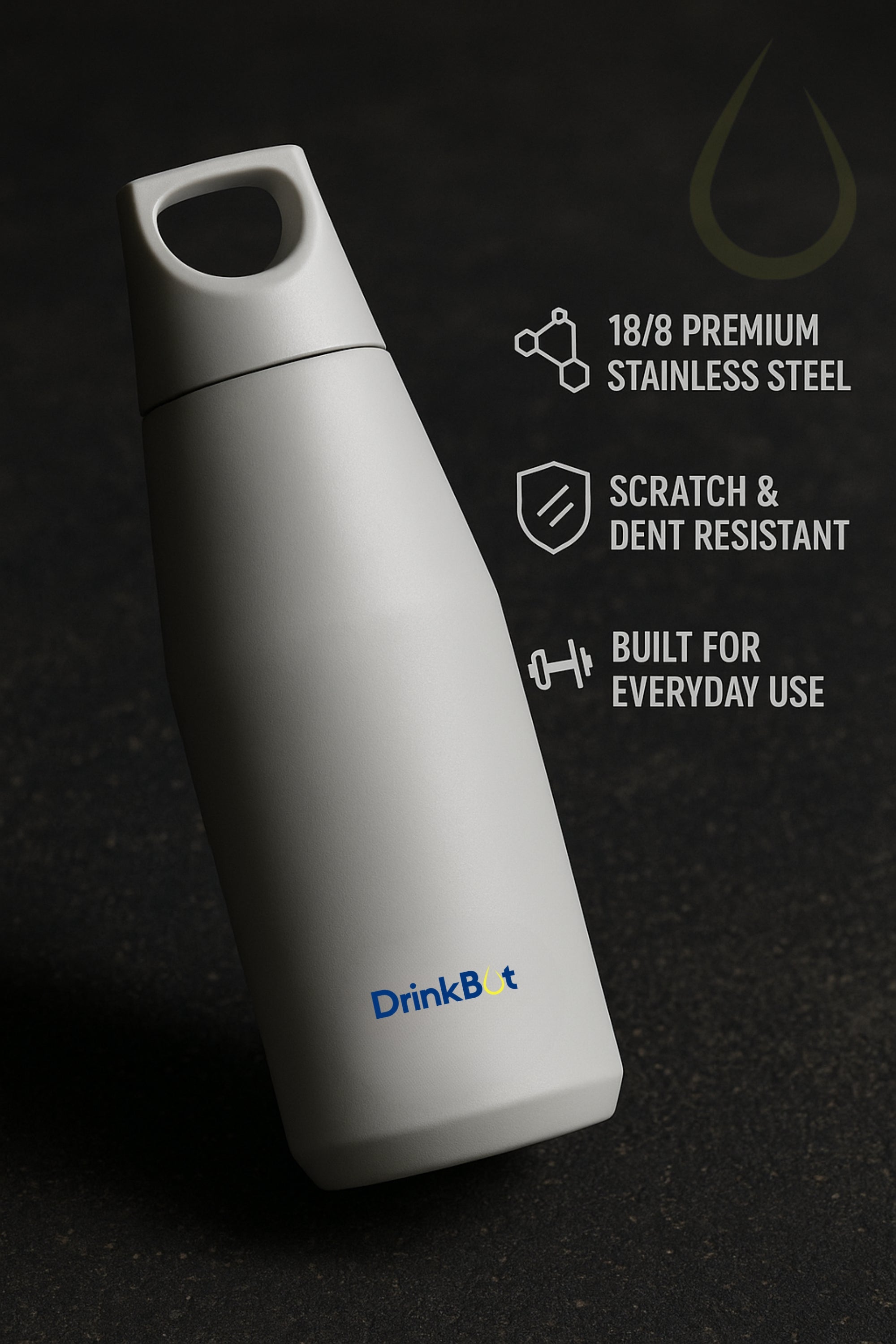 Drinkbot™ Myst Flask – 1080ml | 580ml | 316 Grade Stainless Insulated Steel | Hot & Cold, Leakproof, Lightweight & Tough