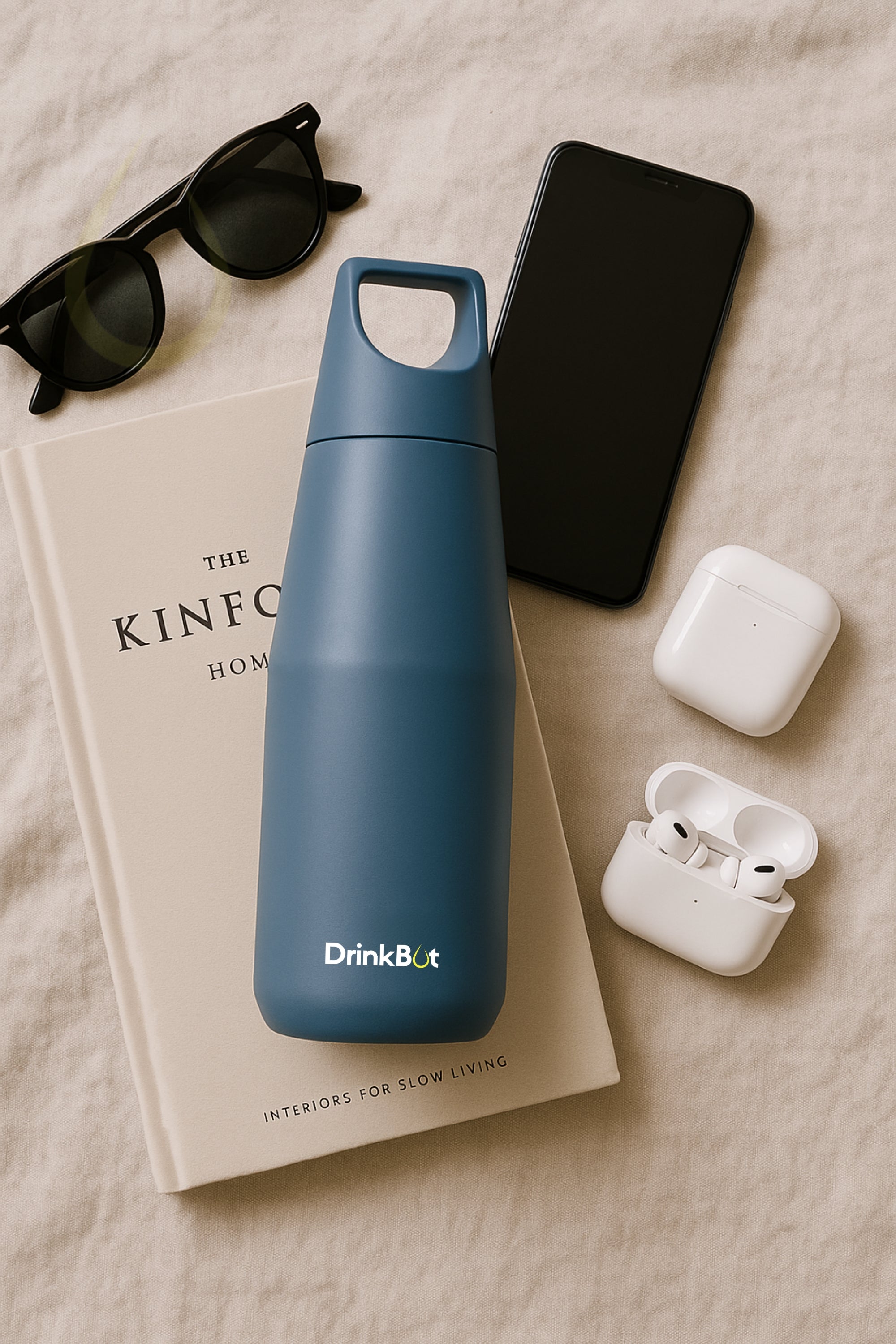 Drinkbot™ Myst Flask – 1080ml | 580ml | 316 Grade Stainless Insulated Steel | Hot & Cold, Leakproof, Lightweight & Tough