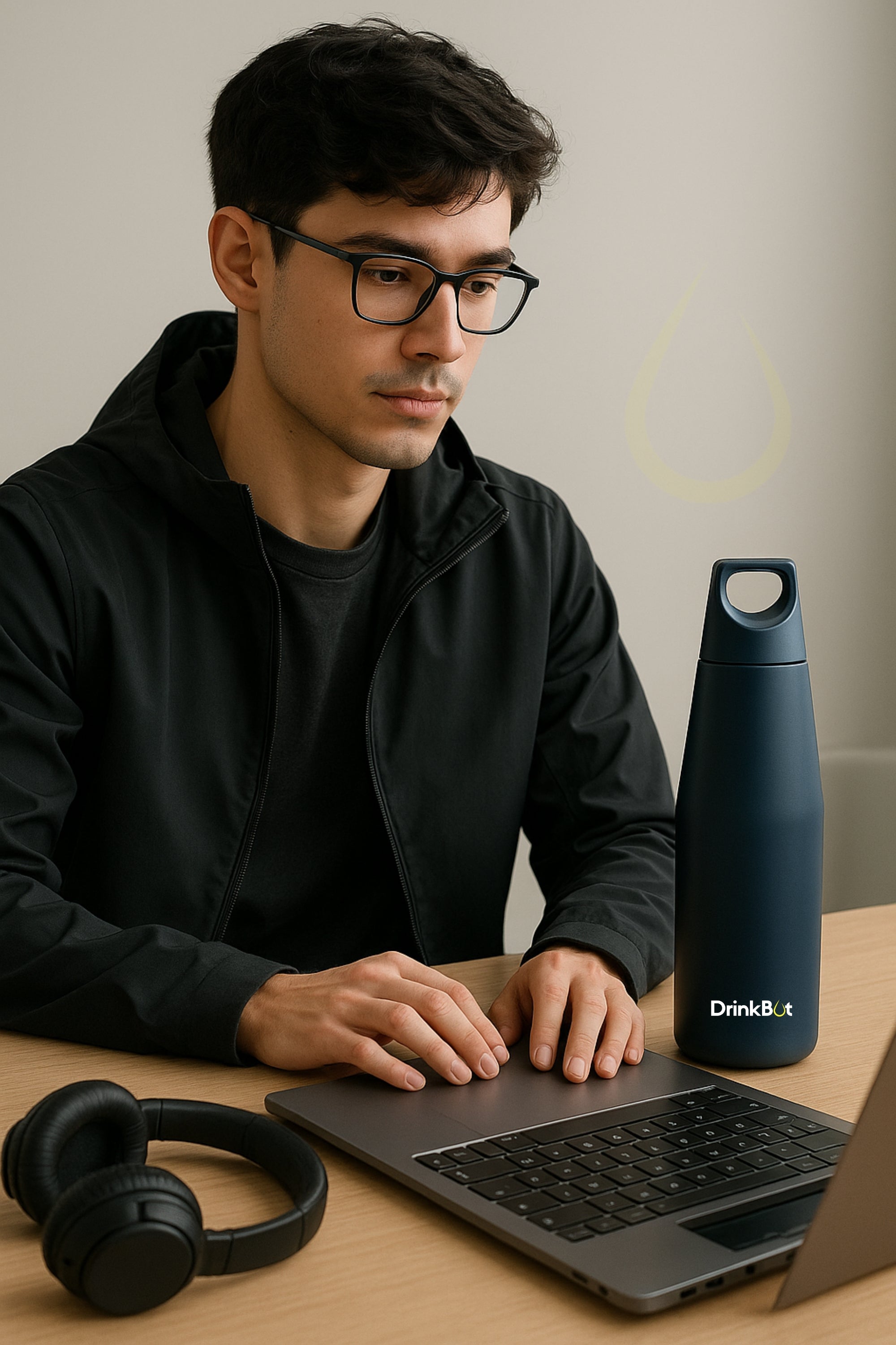 Drinkbot™ Myst Flask – 1080ml | 580ml | 316 Grade Stainless Insulated Steel | Hot & Cold, Leakproof, Lightweight & Tough