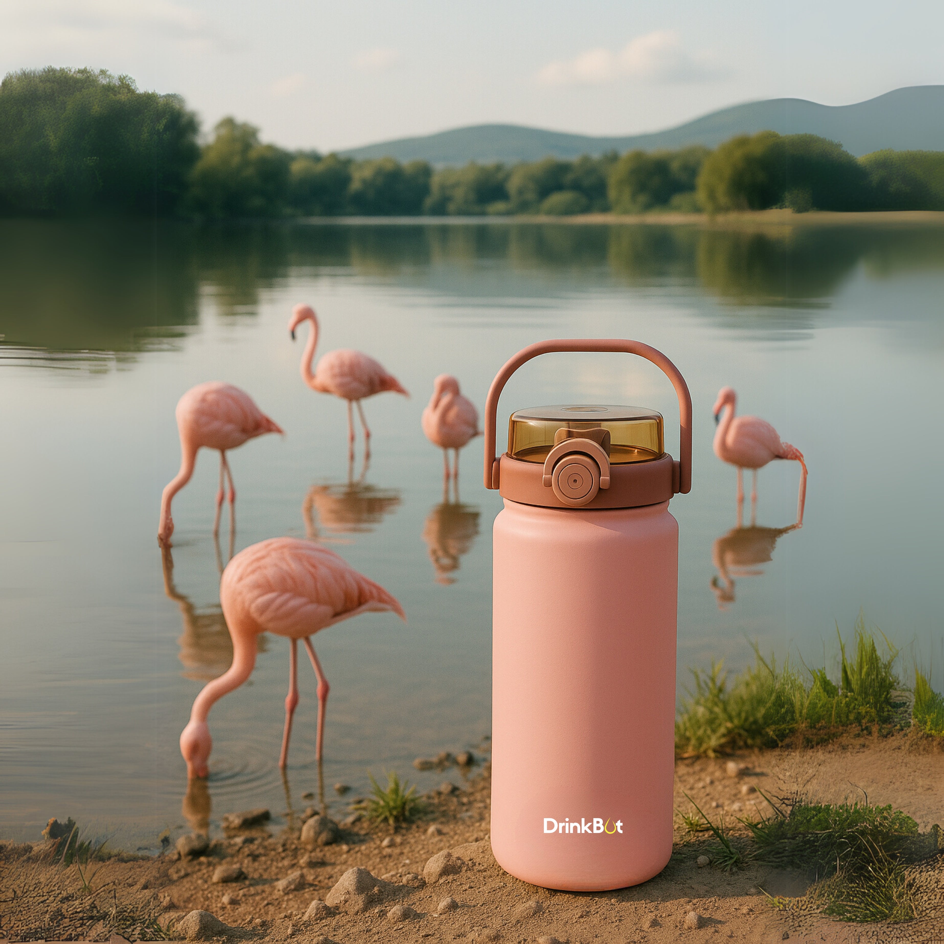 Drinkbot Nova | 1200 ml | 316 Grade Stainless Steel | Vacuum Insulated Water Bottle | Dual Access with Both Sip & Pour Lid | Thermos Hot & Cold | Water Bottle for Office, School, Gym and and Outdoor