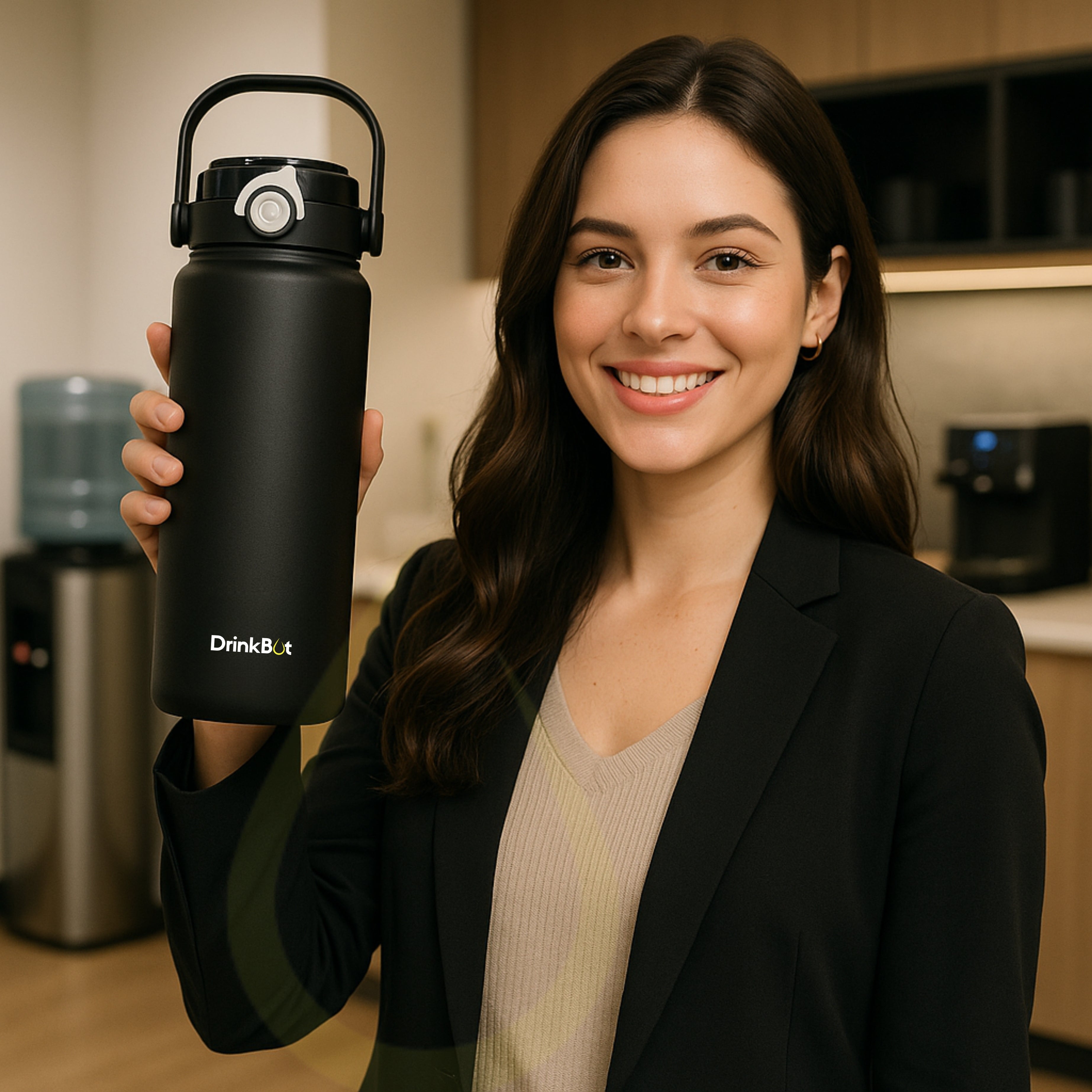 Drinkbot Nova | 1200 ml | 316 Grade Stainless Steel | Vacuum Insulated Water Bottle | Dual Access with Both Sip & Pour Lid | Thermos Hot & Cold | Water Bottle for Office, School, Gym and and Outdoor