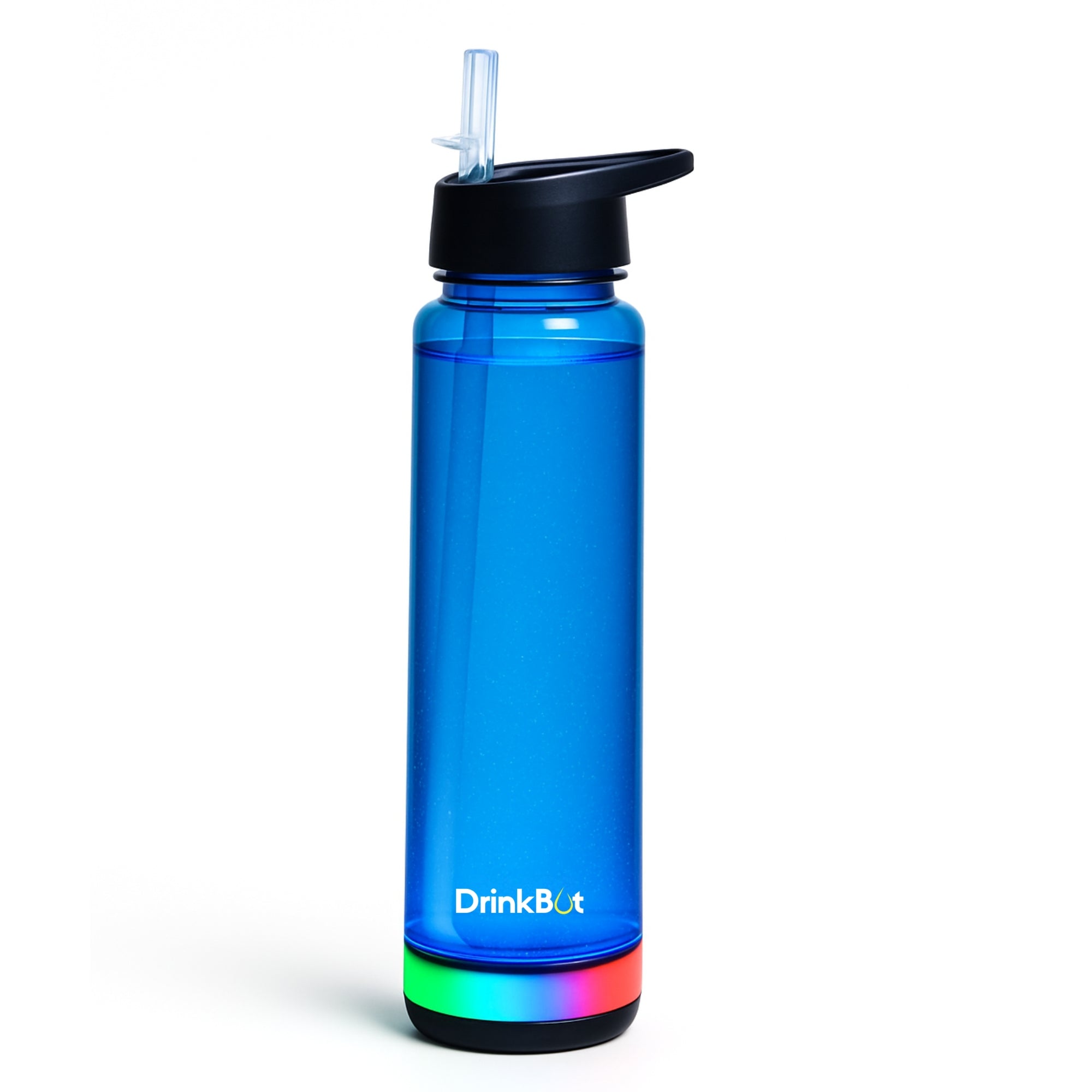 Drinkbot Smart Water Bottle 700/750 ml Water Bottle For Office| RGB Led Light Reminder To Drink|Durable,Leak Proof&Safe| Premium Bpa Free Material |Perfect For Gift,Travel,Gym,Yoga,Transparent